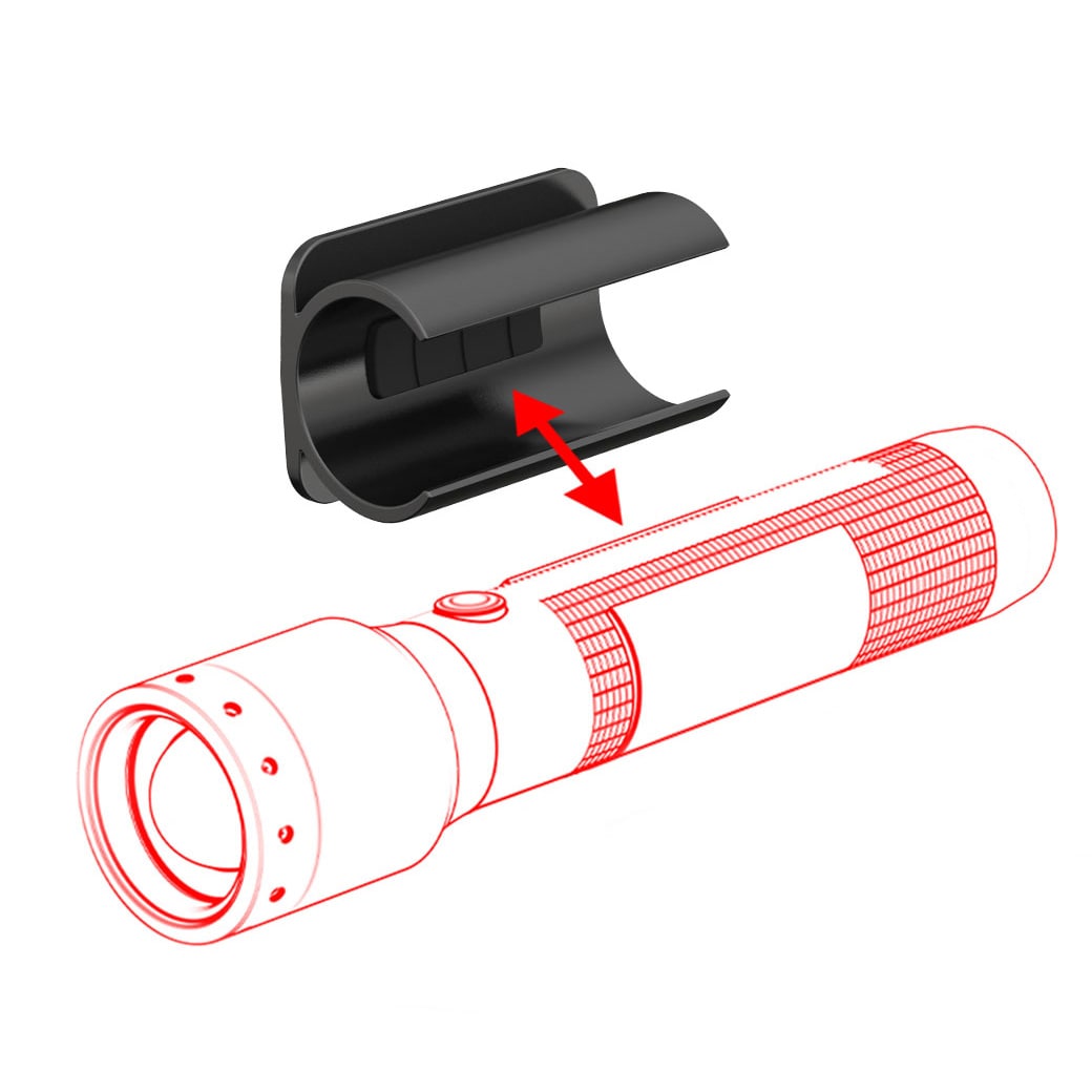 Support Type F Ledlenser pour lampe de poche P5 Core