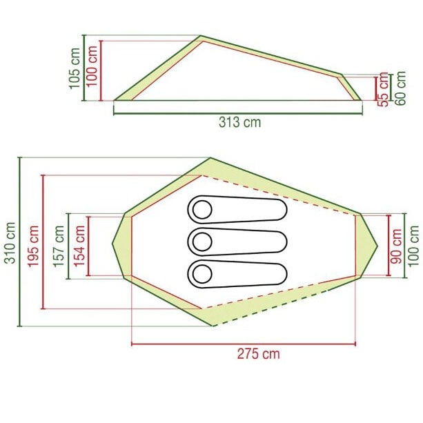 Tente 3-personnes Cobra 3 Coleman 