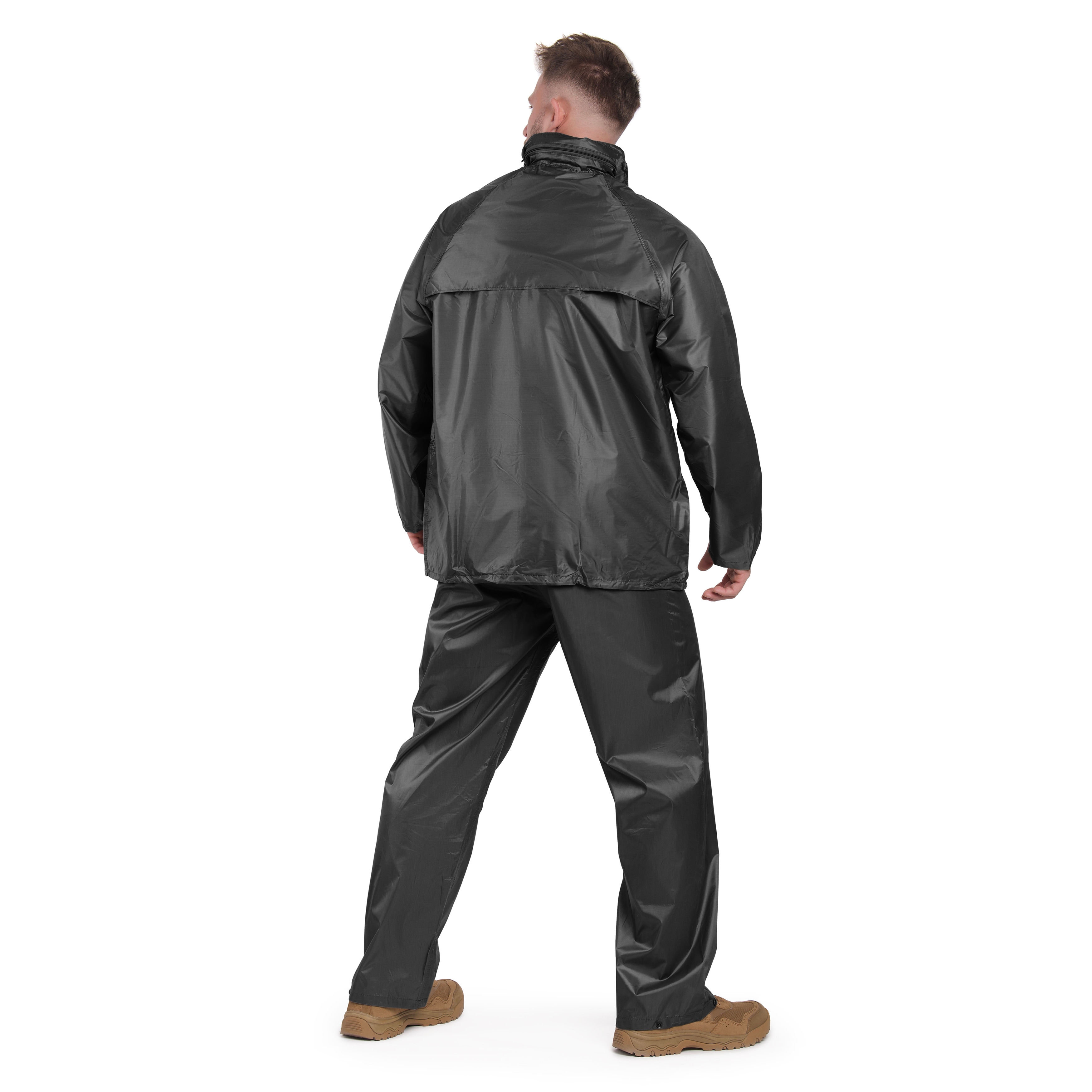 Ensemble de protection contre la pluie veste + pantalon Mil-Tec - Black