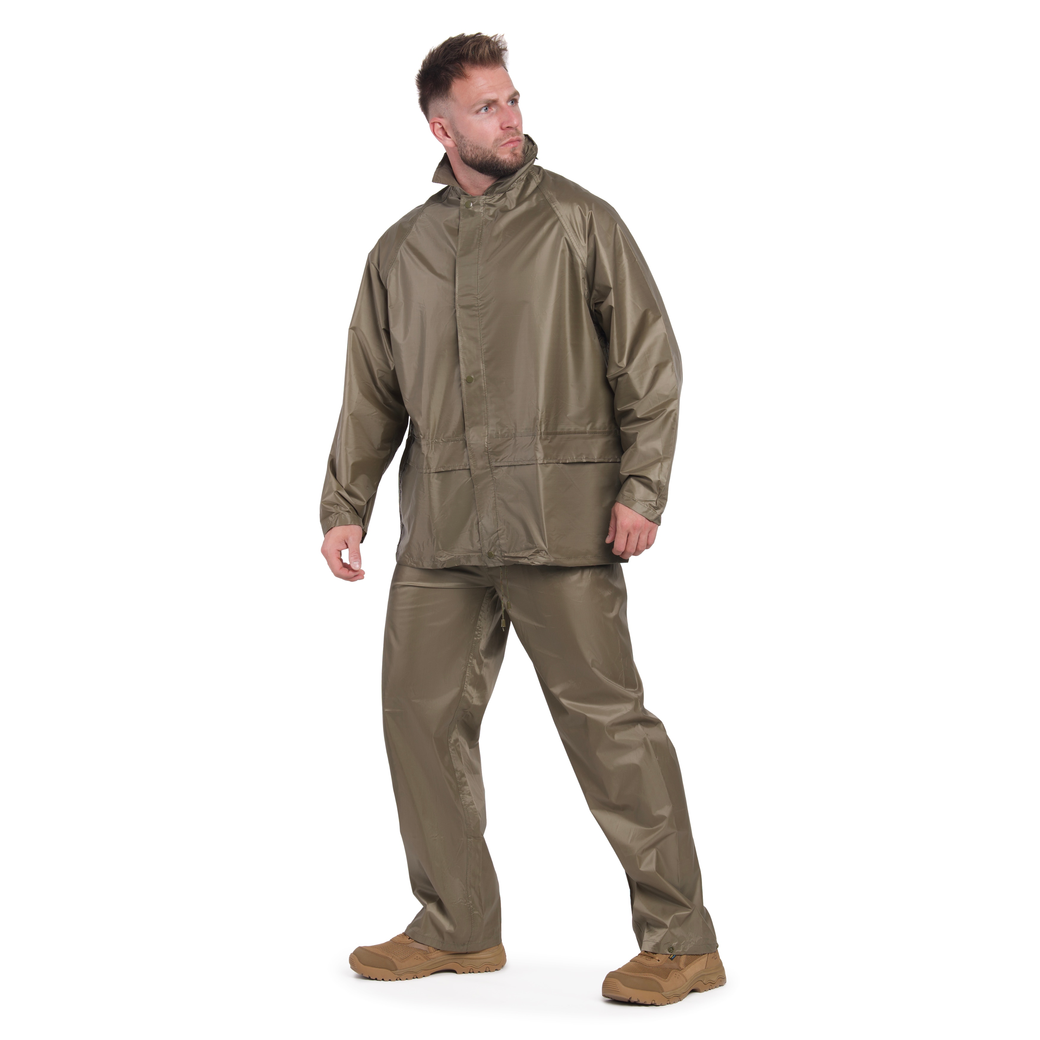 Ensemble de protection contre la pluie veste + pantalon Mil-Tec - Olive