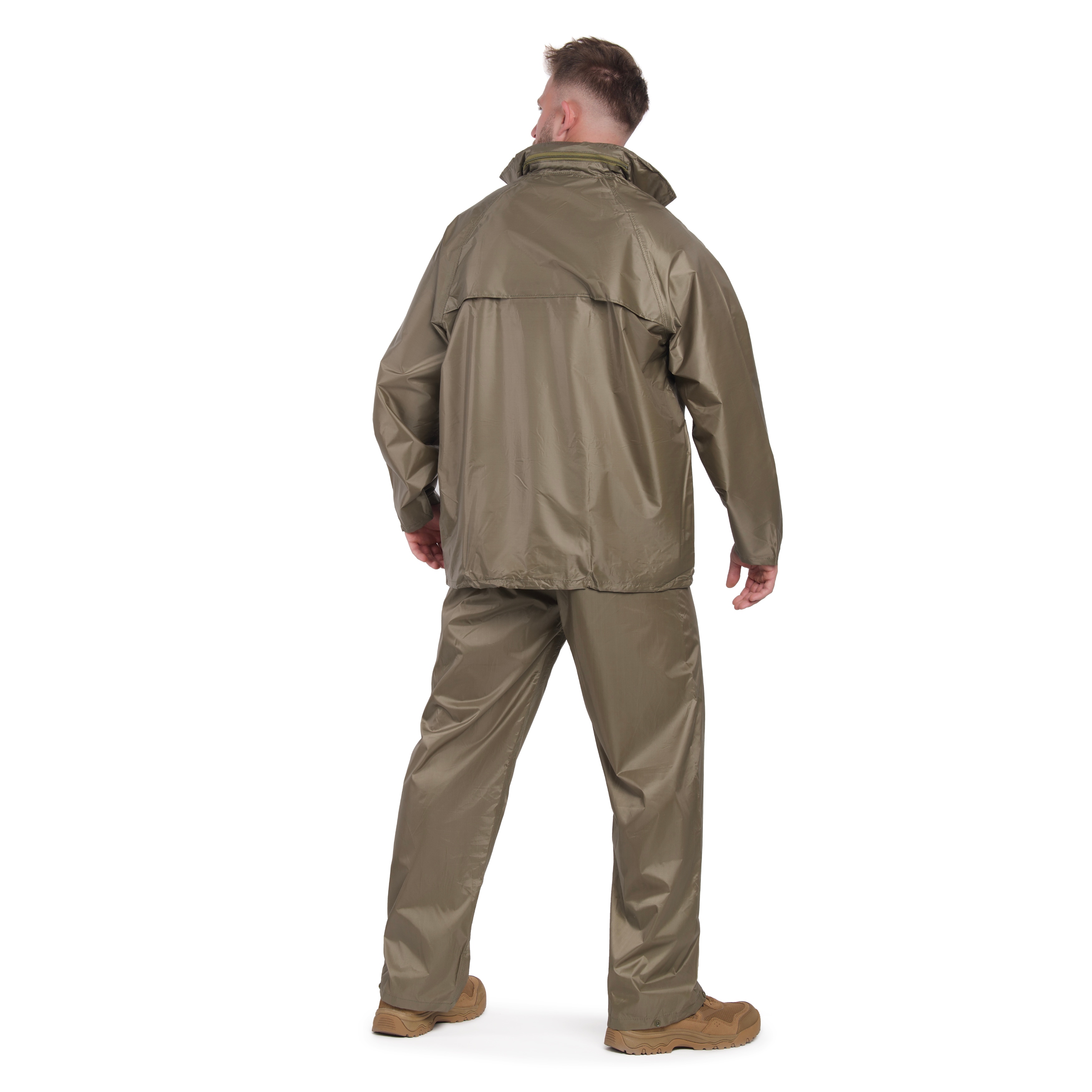 Ensemble de protection contre la pluie veste + pantalon Mil-Tec - Olive