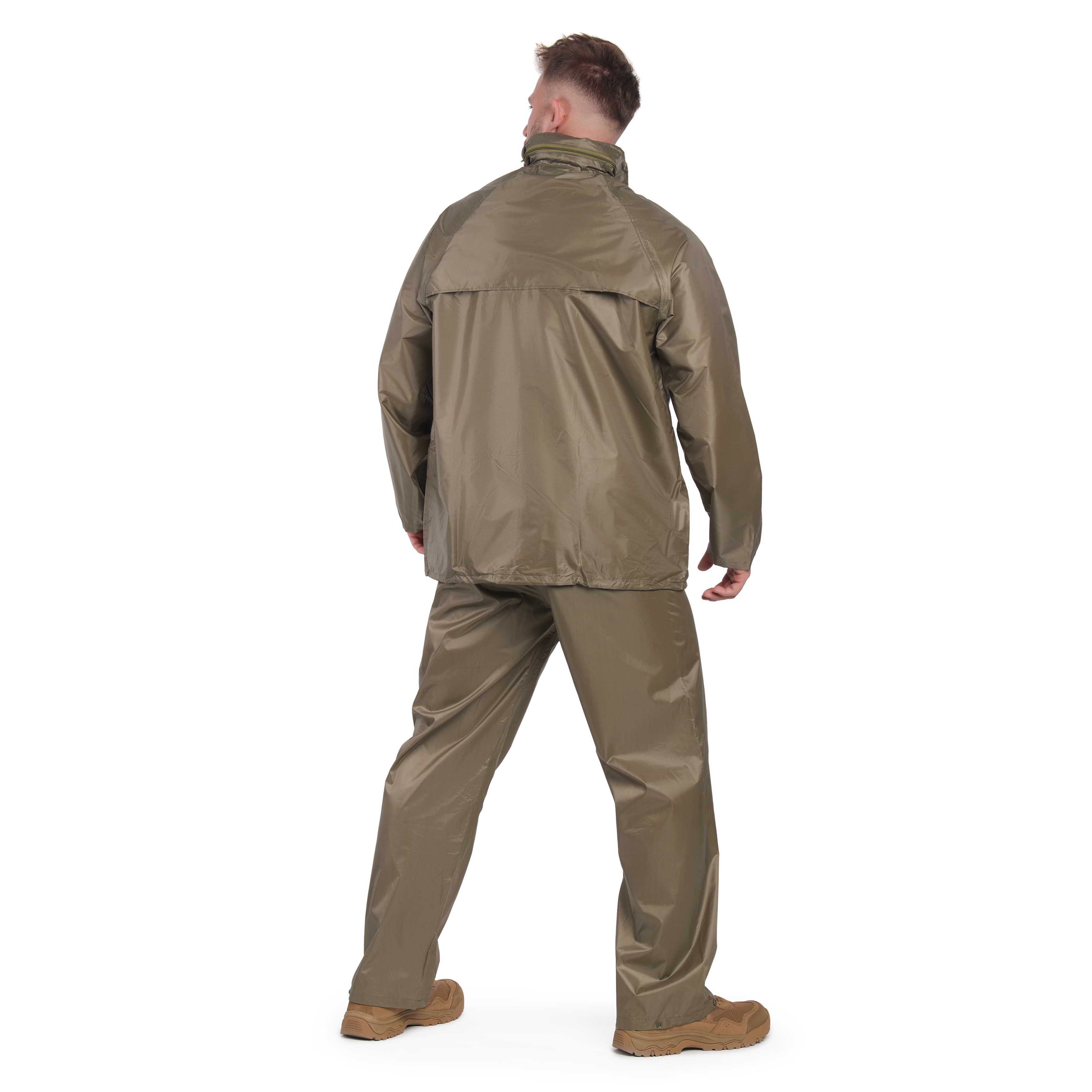 Ensemble de protection contre la pluie veste + pantalon Mil-Tec - Olive