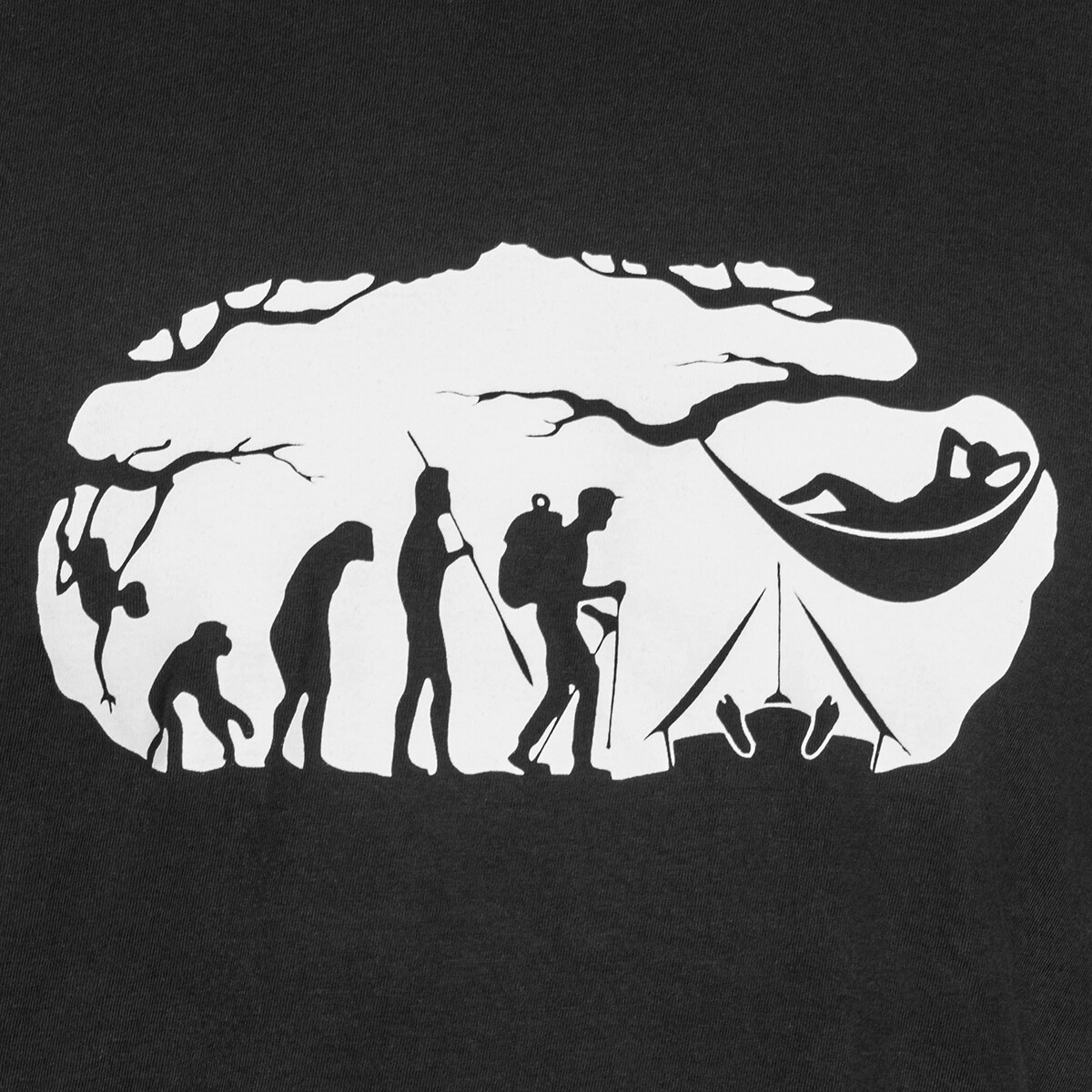 T-Shirt Bushcraft Evolution TigerWood - Black