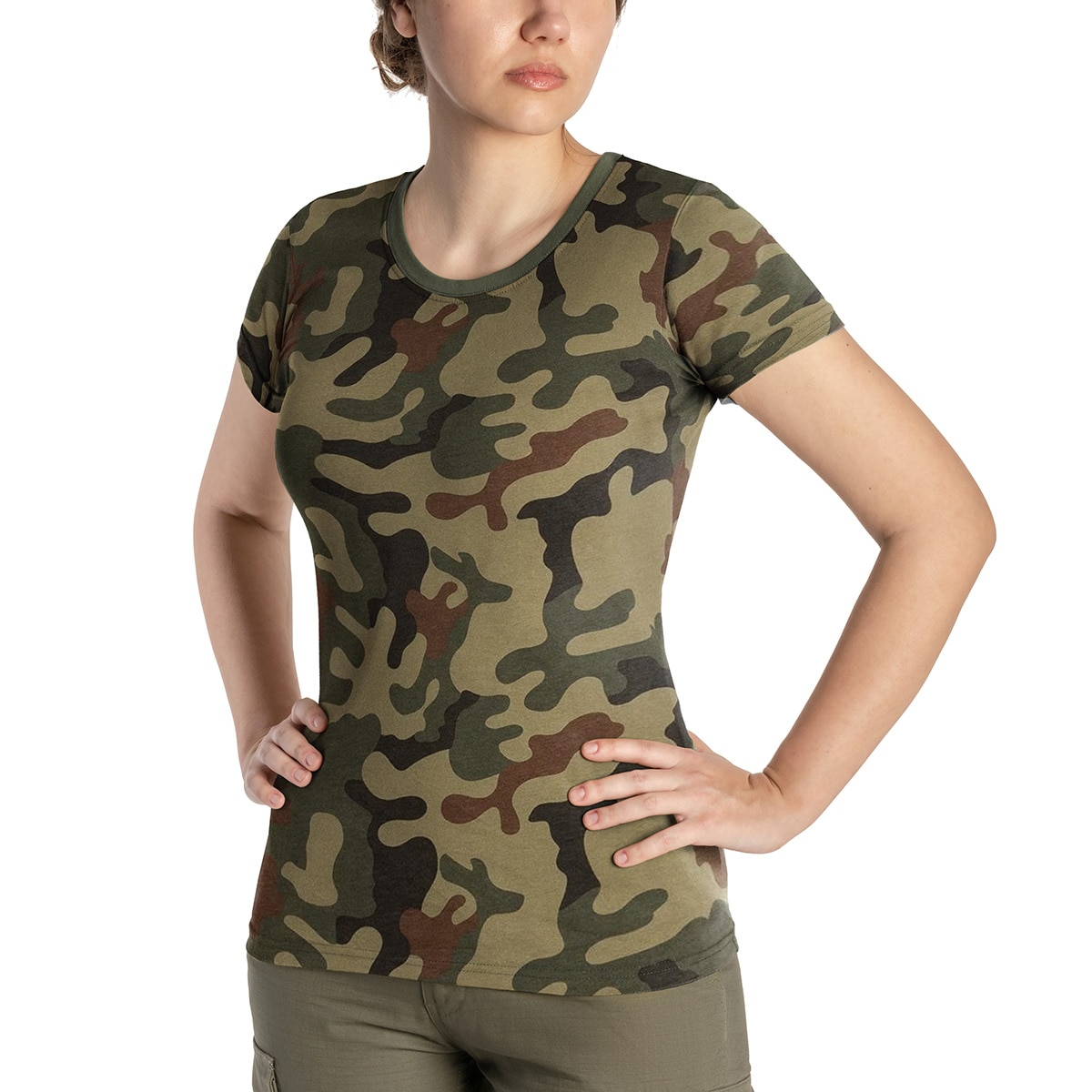 T-shirt femme Helikon - wz.93 Pantera PL Woodland