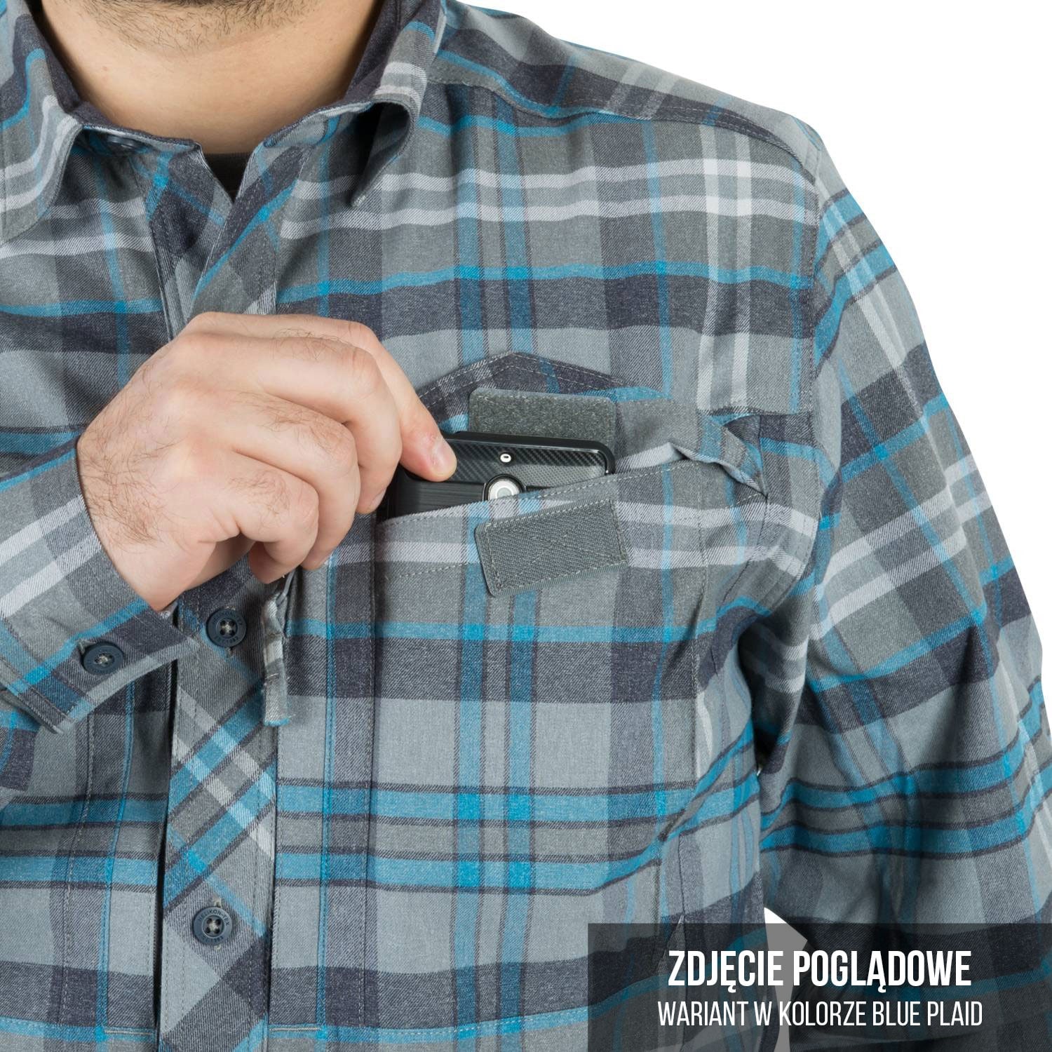 Chemise Defender Mk2 Pilgrim Helikon-Tex - Ginger Plaid