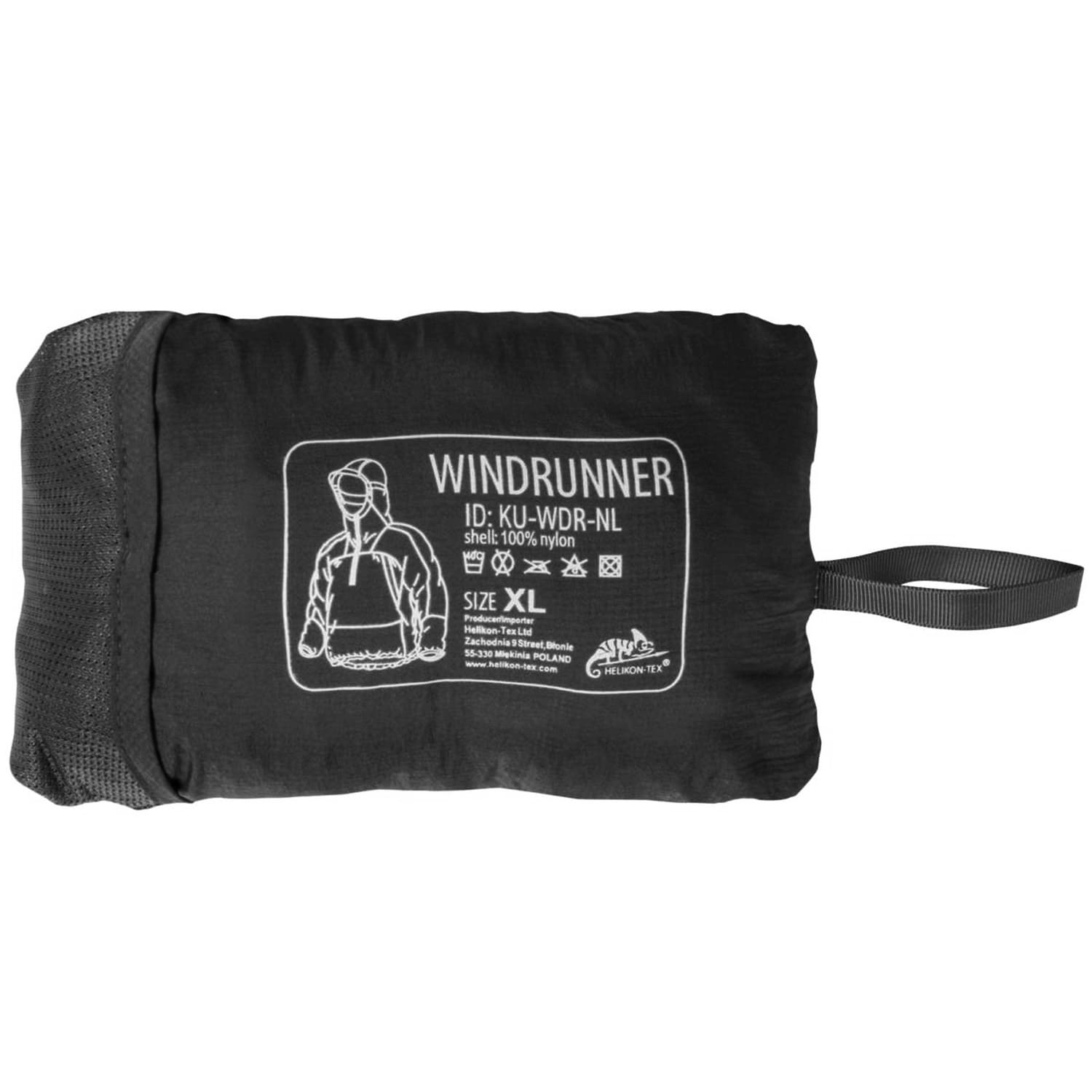 Veste Windrunner Windshirt WindPack Helikon - Black