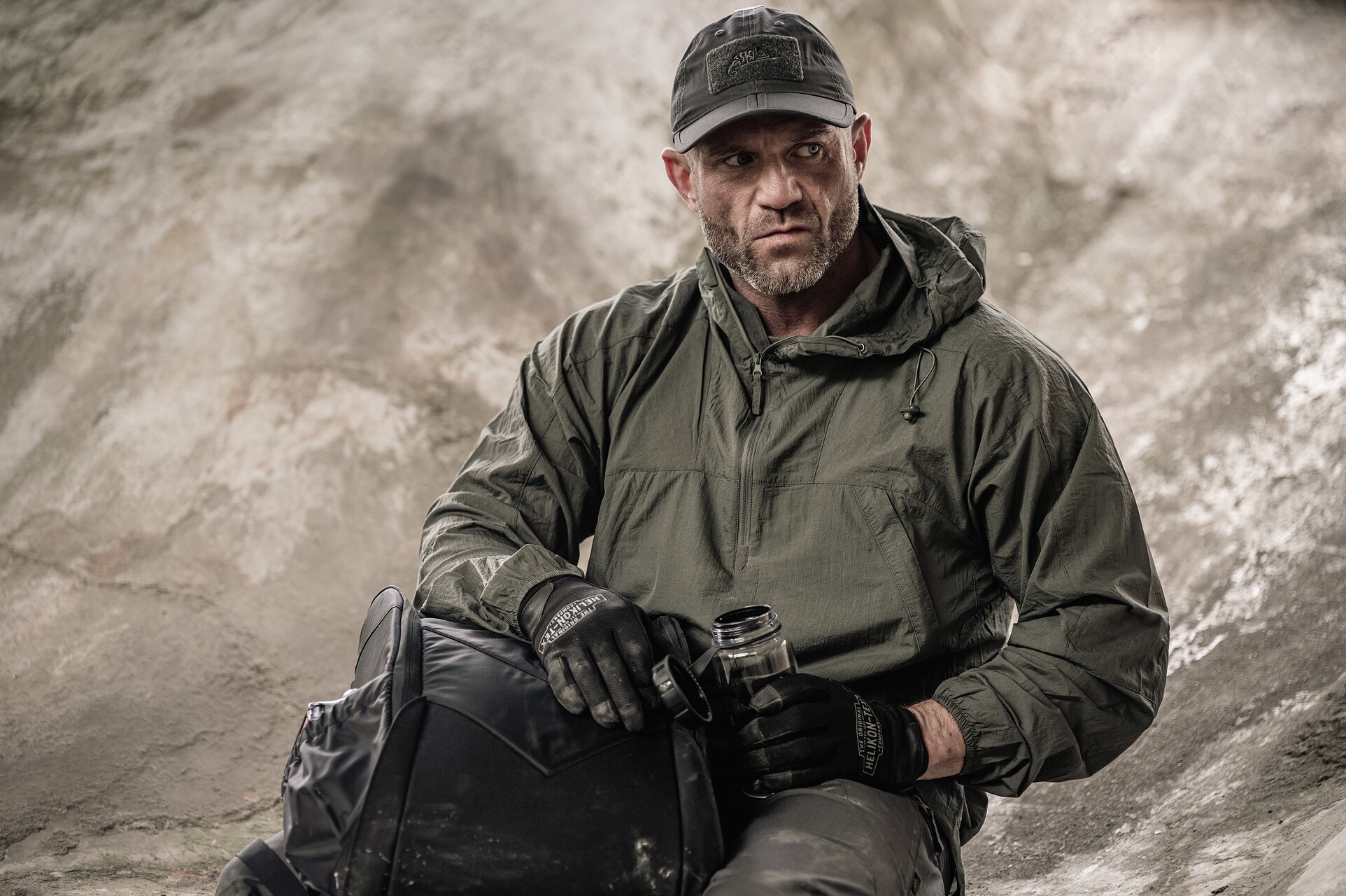 Veste Windrunner Windshirt WindPack Helikon - Alpha Green