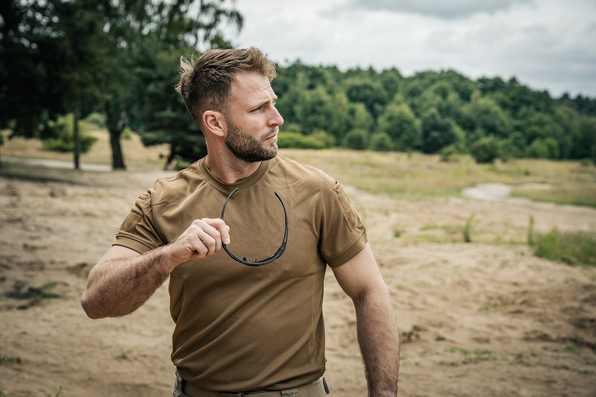T-shirt thermique Tactical T-shirt TopCool Helikon - Coyote