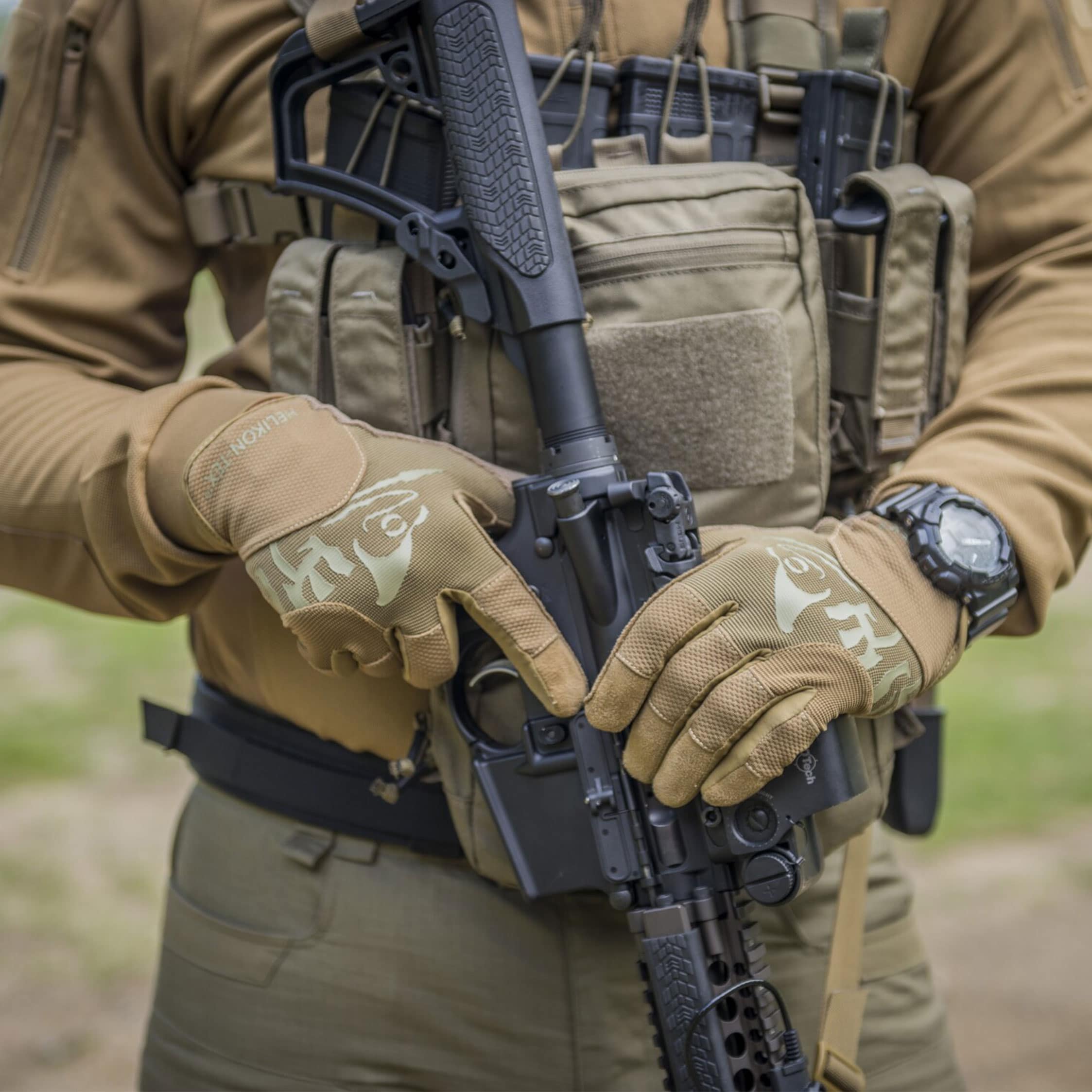 Gants Range Tactical Helikon - Coyote/Adaptive Green