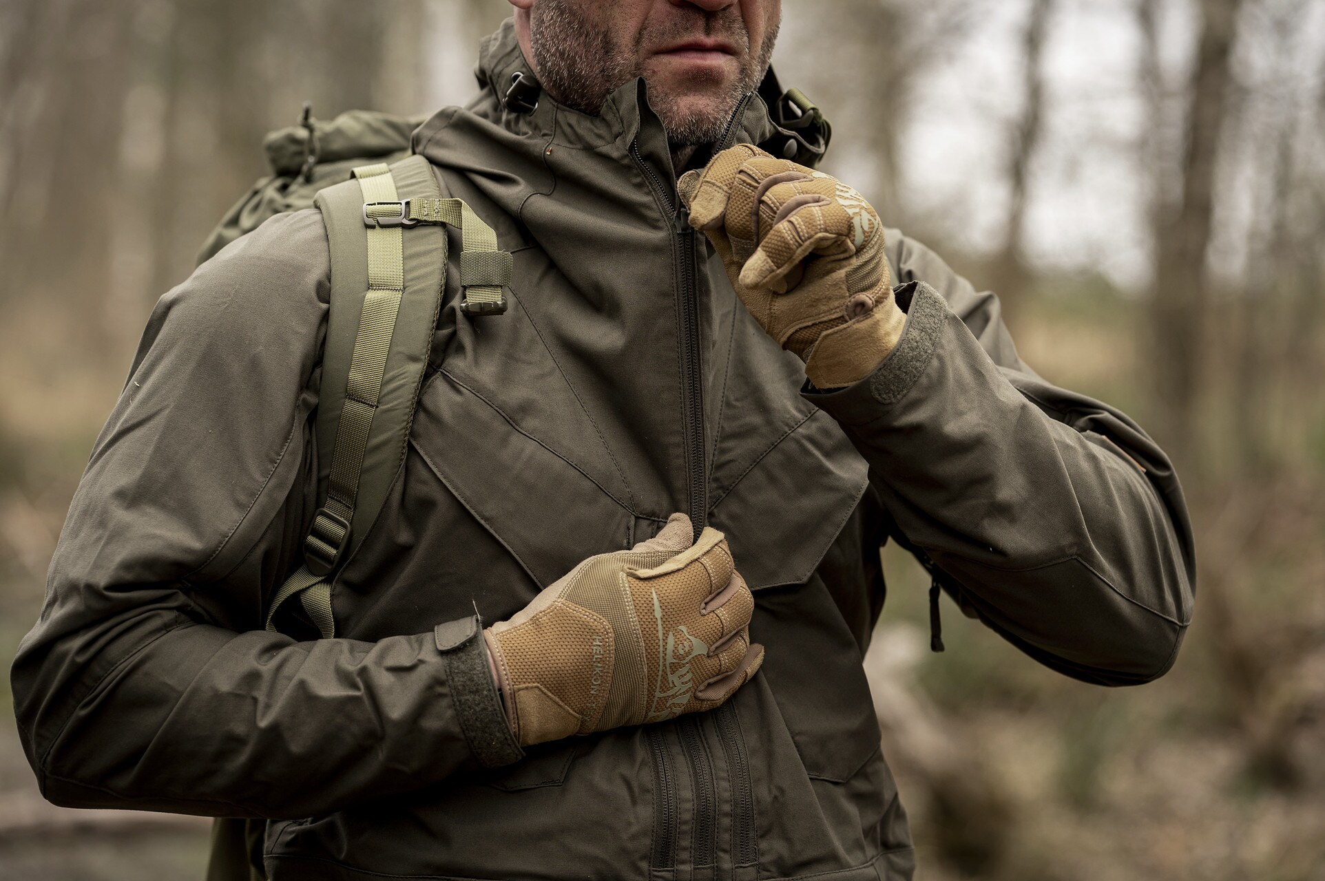 Gants Range Tactical Helikon - Coyote/Adaptive Green
