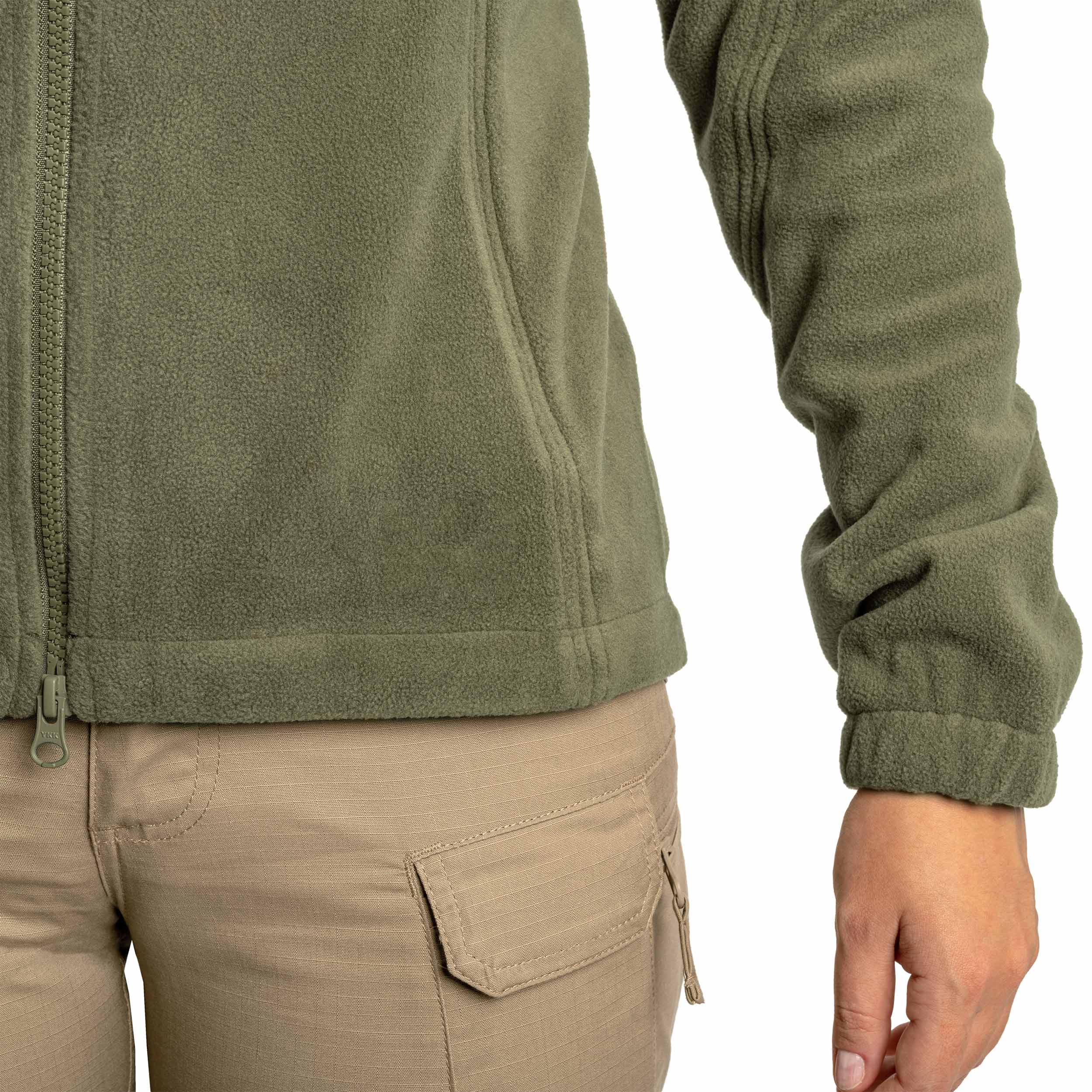 Polaire femme Cumulus Heavy Fleece Helikon - Taiga Green