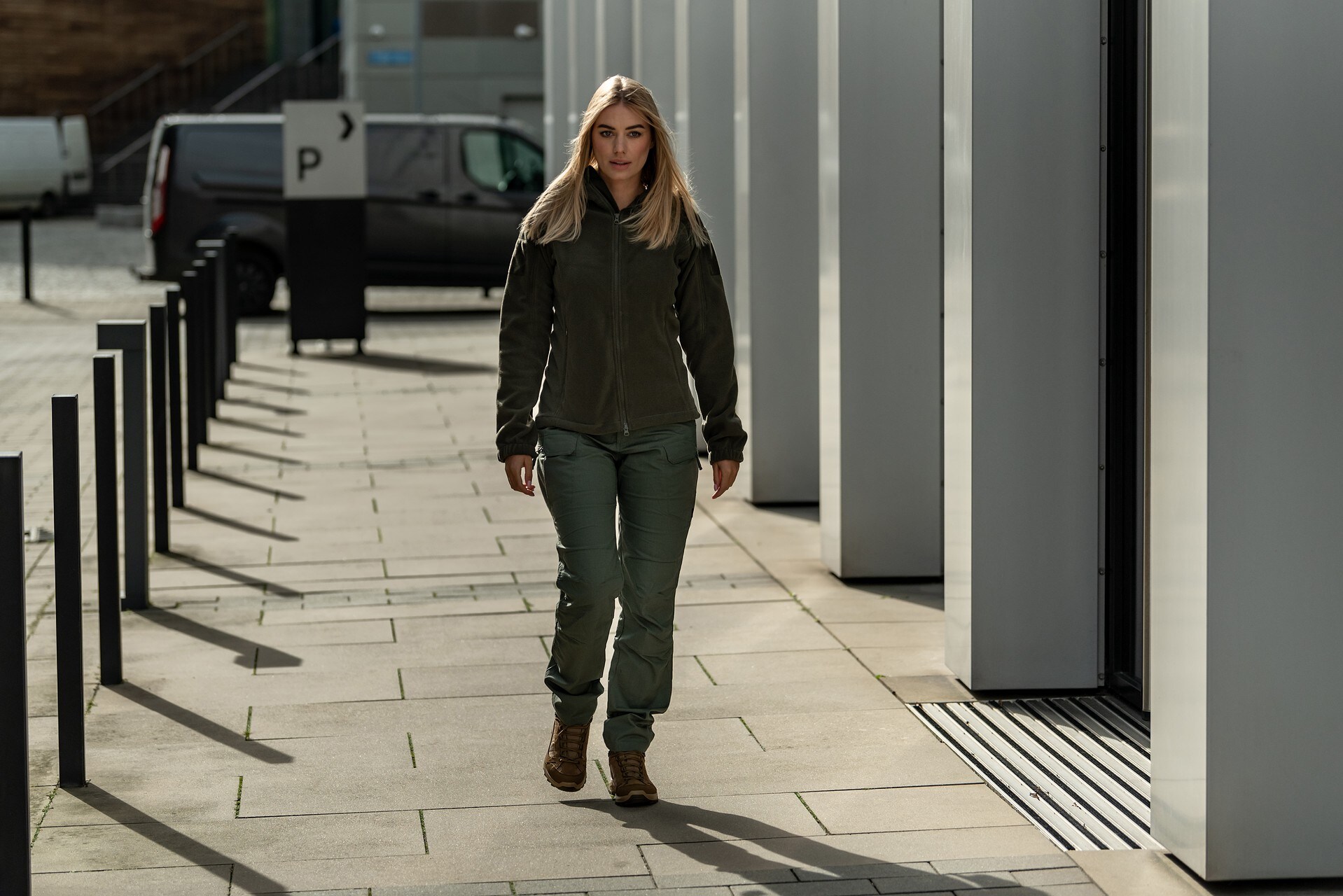 Polaire femme Cumulus Heavy Fleece Helikon - Taiga Green