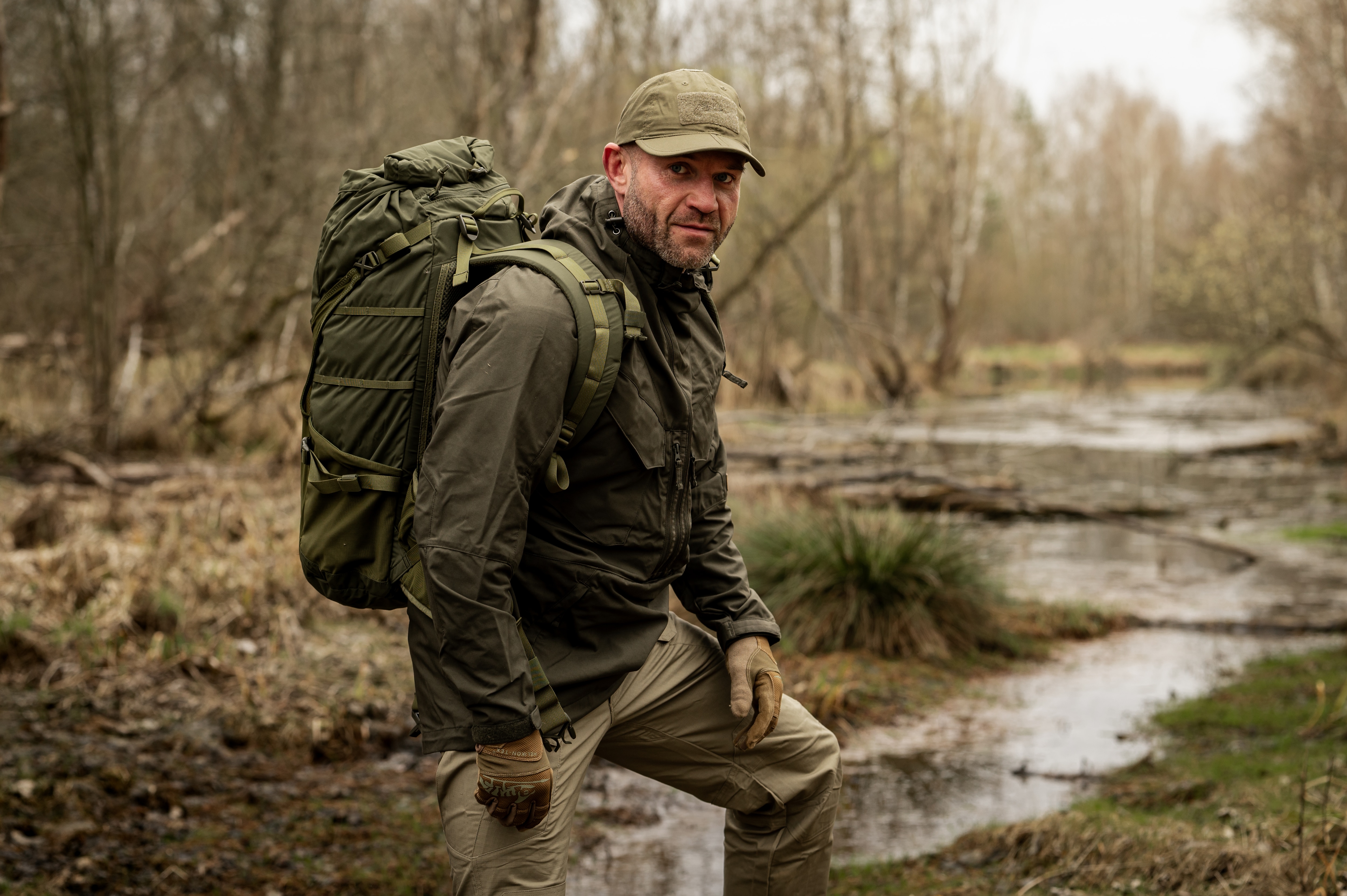 Veste Pilgrim Anorak Helikon-Tex - Taiga Green