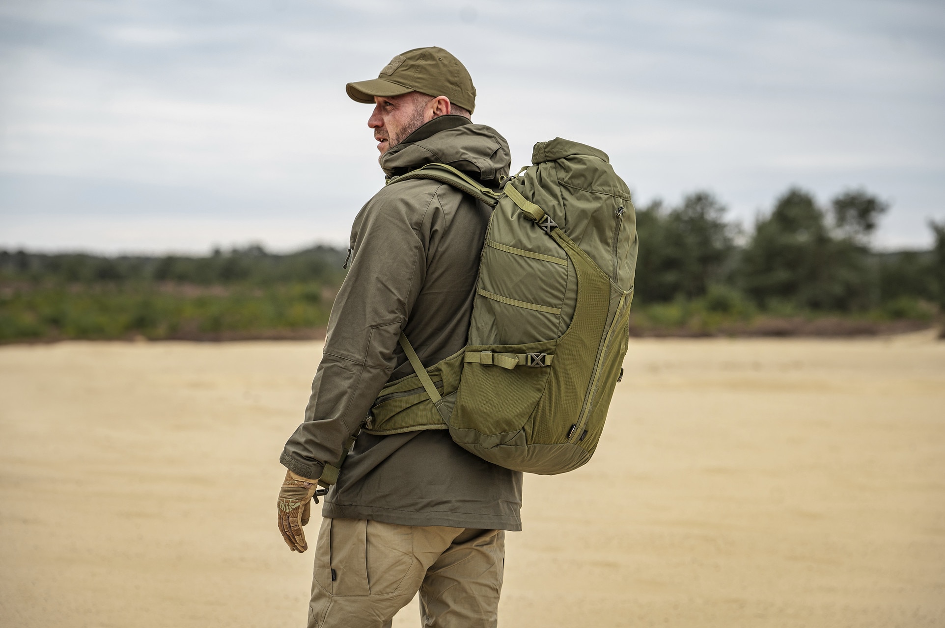 Veste Pilgrim Anorak Helikon-Tex - Taiga Green