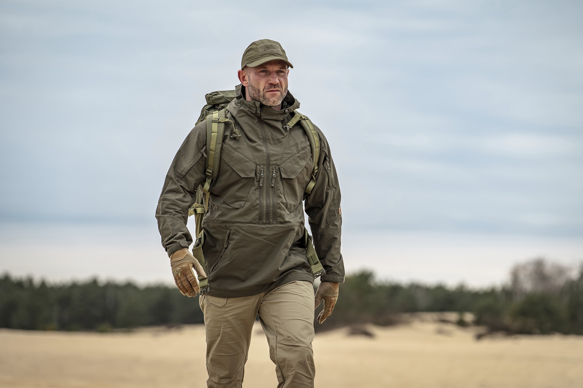 Veste Pilgrim Anorak Helikon-Tex - Taiga Green