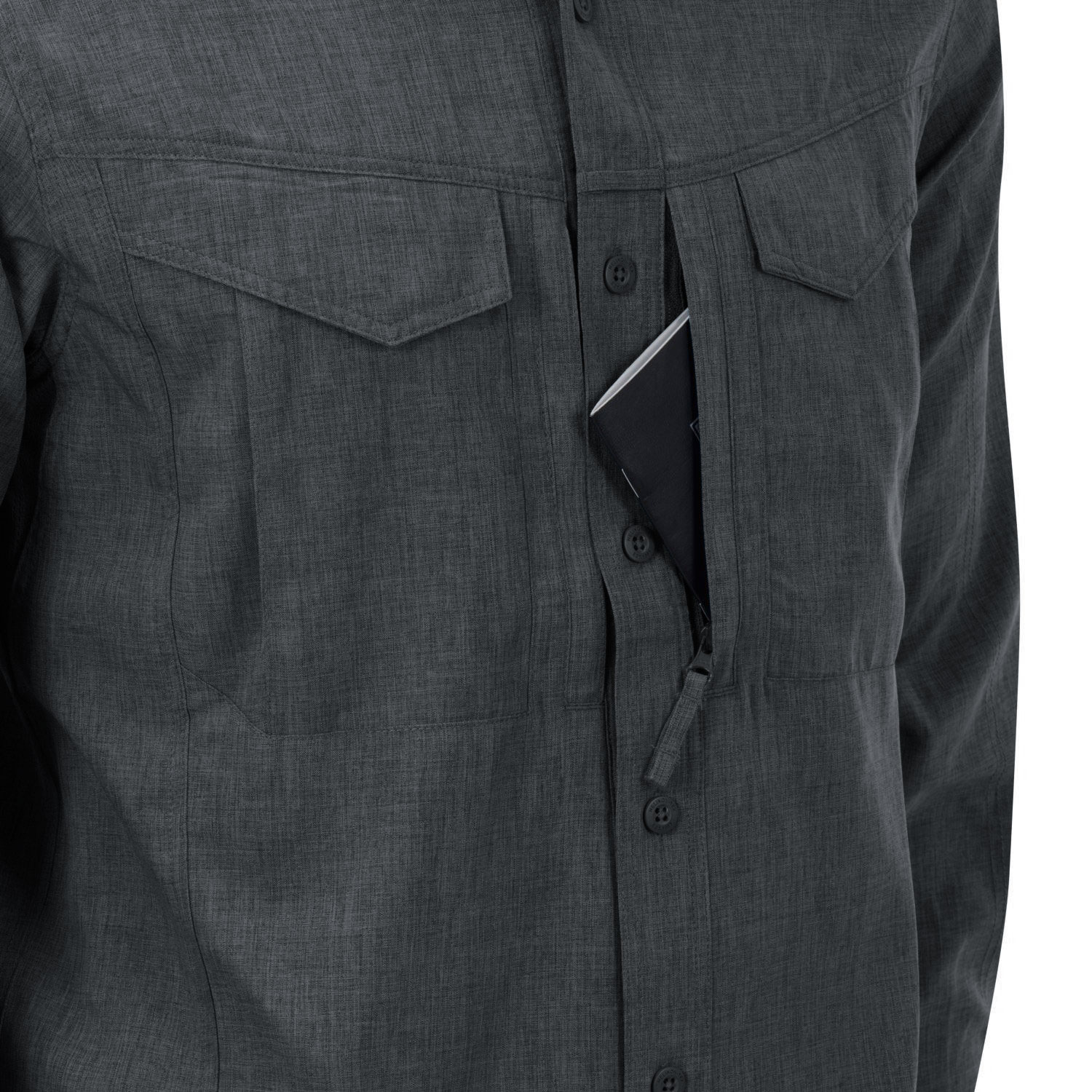 Chemise Defender Mk2 Gentleman Helikon-Tex - Black/Grey Melange