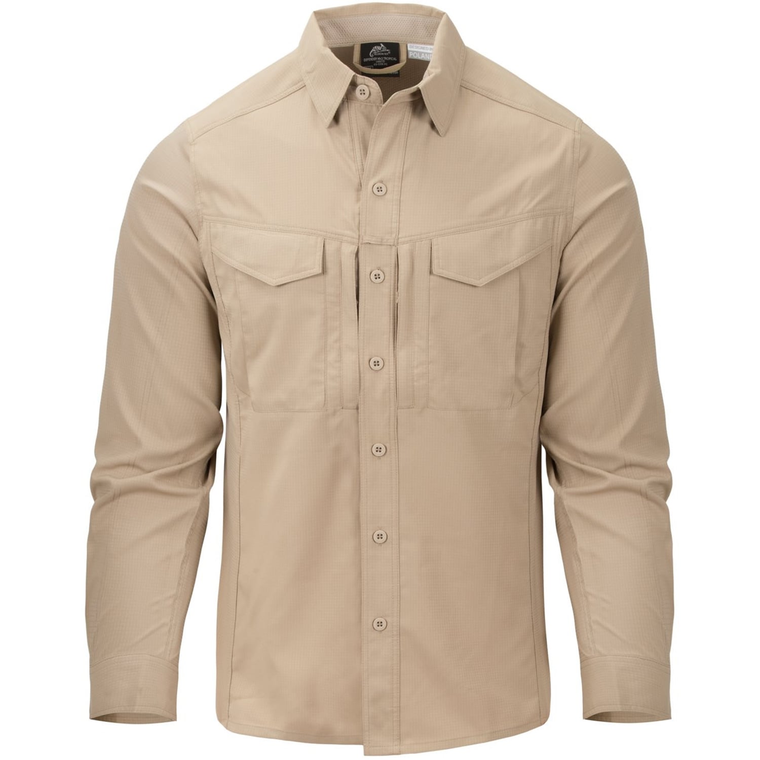 Chemise Defender Mk2 Tropical Helikon - Silver Mink