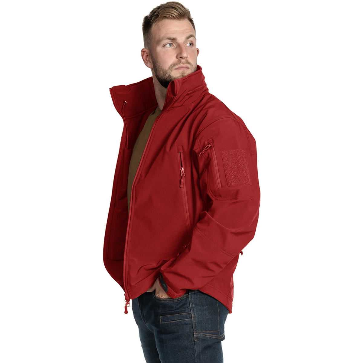 Veste Gunfighter Softshell Shark Skin Windblocker Helikon-Tex - Crimson Sky