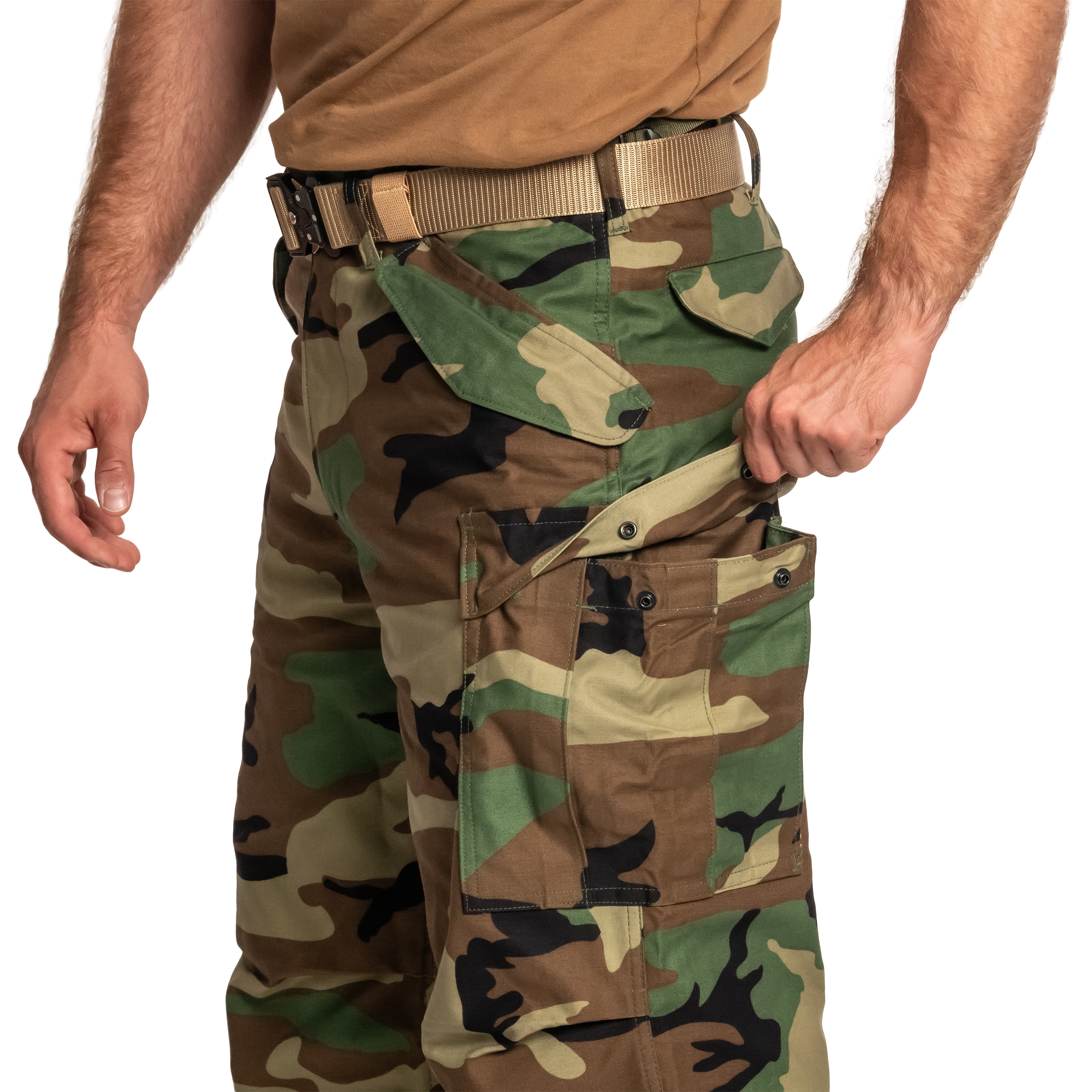 Pantalon militaire M65 Nyco Helikon - US Woodland