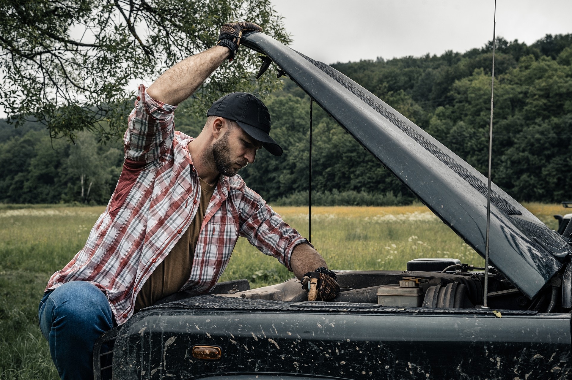Chemise Trip Helikon - Red Plaid