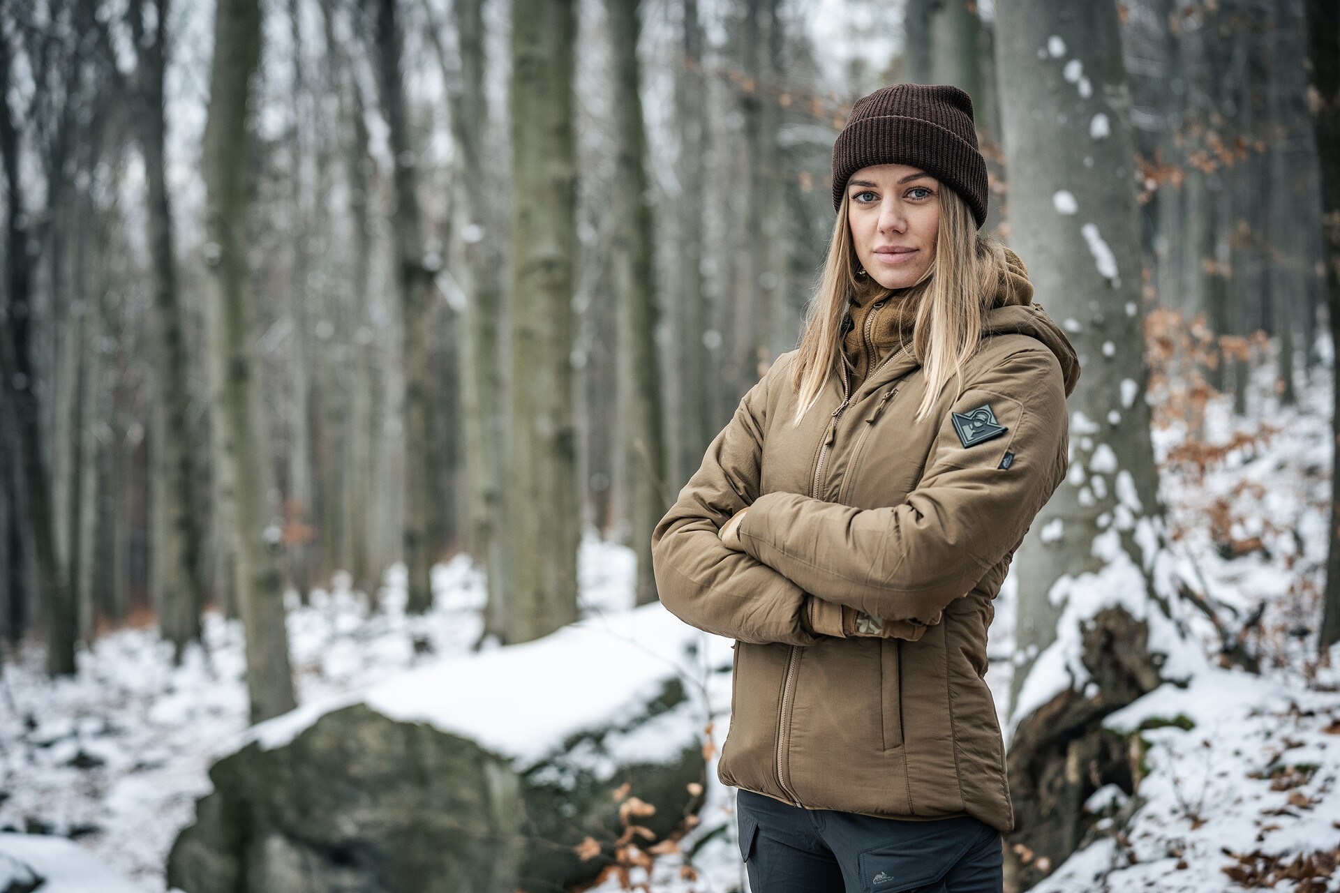 Veste pour femme Wolfhound Hoodie Helikon-Tex - Coyote