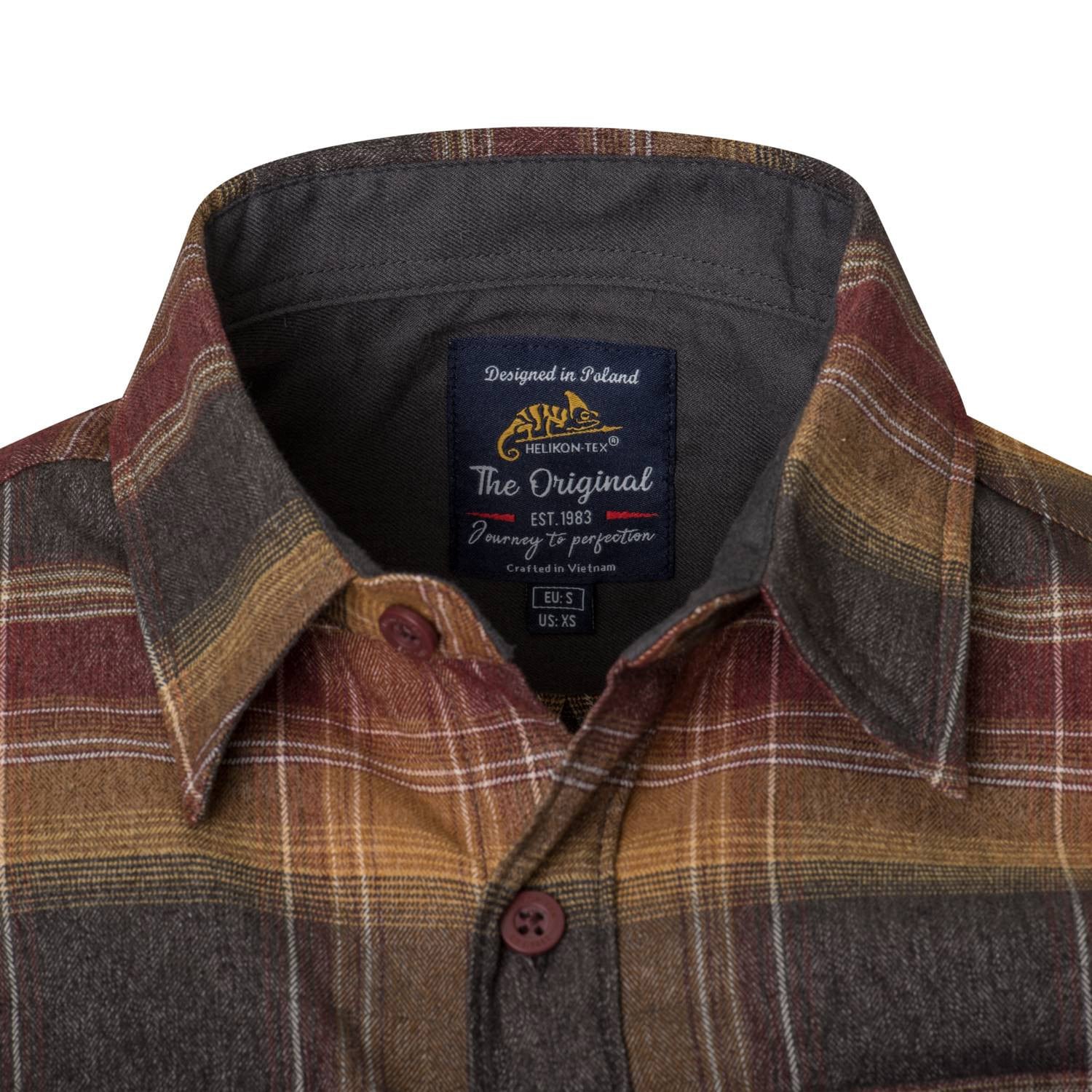 Chemise GreyMan Polyester/Nylon Helikon-Tex - Amber Plaid