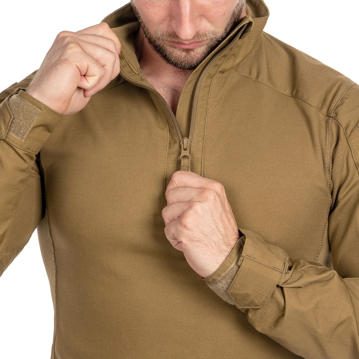 Sweatshirt MCDU Combat Shirt NyCo Rip-Stop Helikon - Coyote