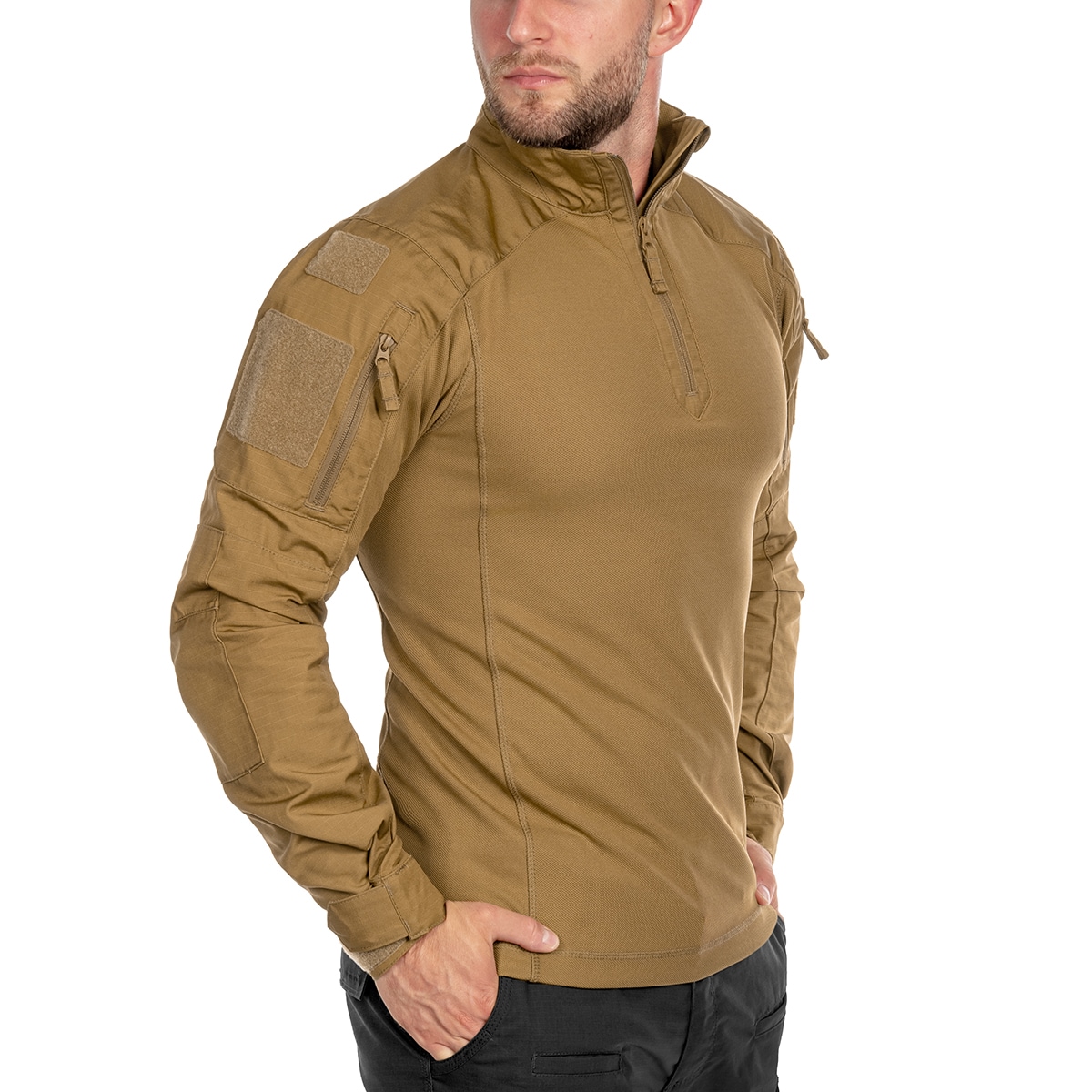 Sweatshirt MCDU Combat Shirt NyCo Rip-Stop Helikon-Tex - Coyote