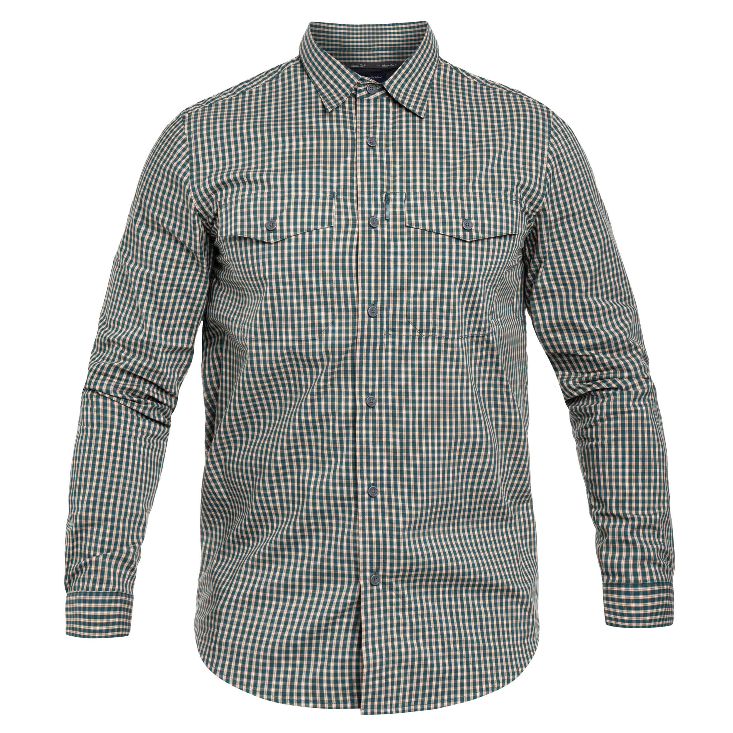 Chemise Covert Concealed Carry Helikon - Savage Green Checkered