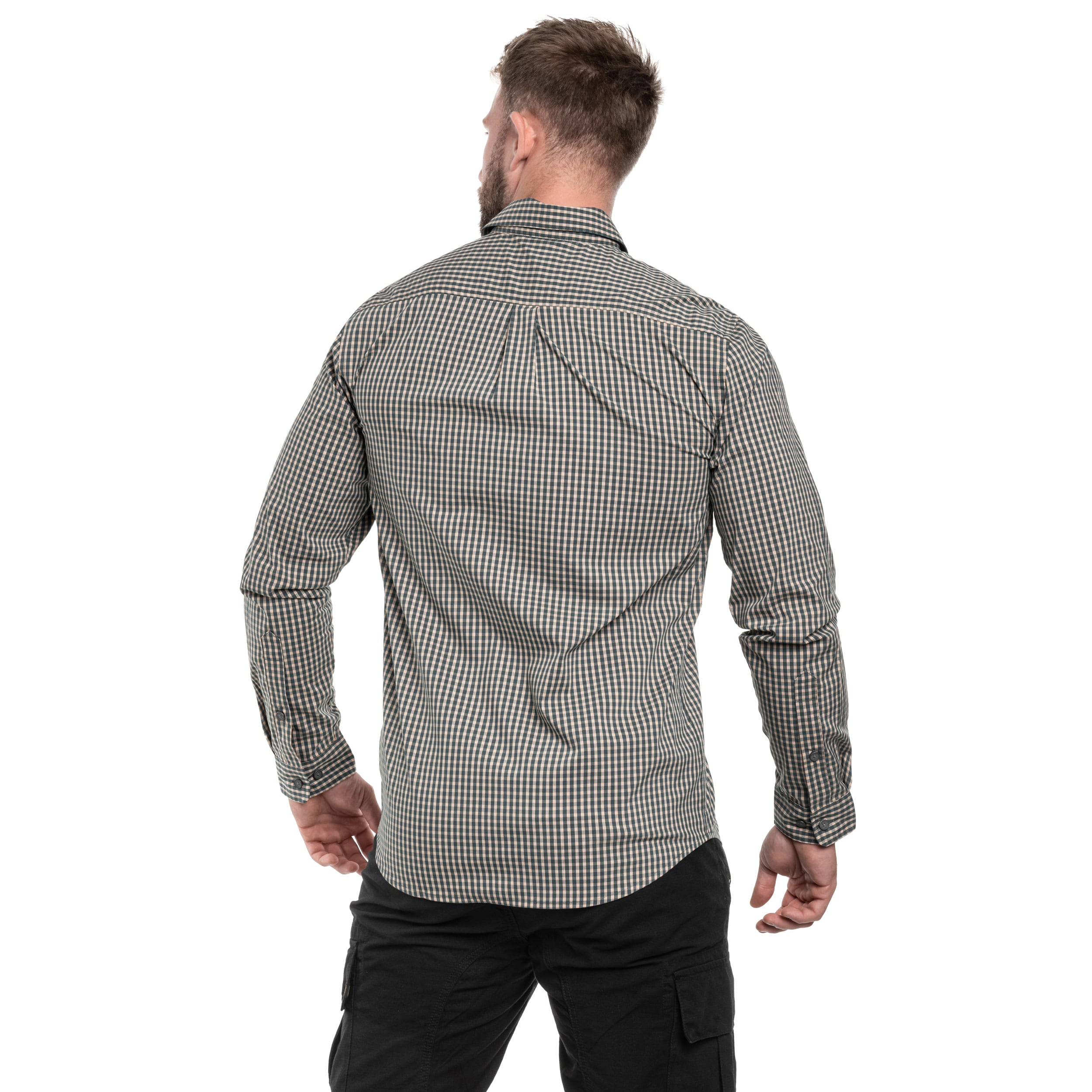 Chemise Covert Concealed Carry Helikon - Savage Green Checkered