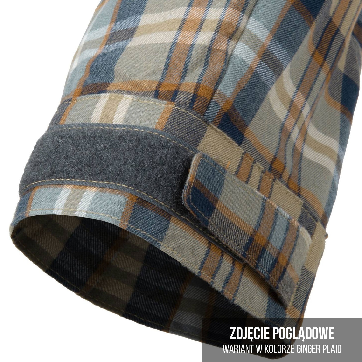 Chemise à manches longues MBDU Flannel Helikon - Slate Blue Checkered