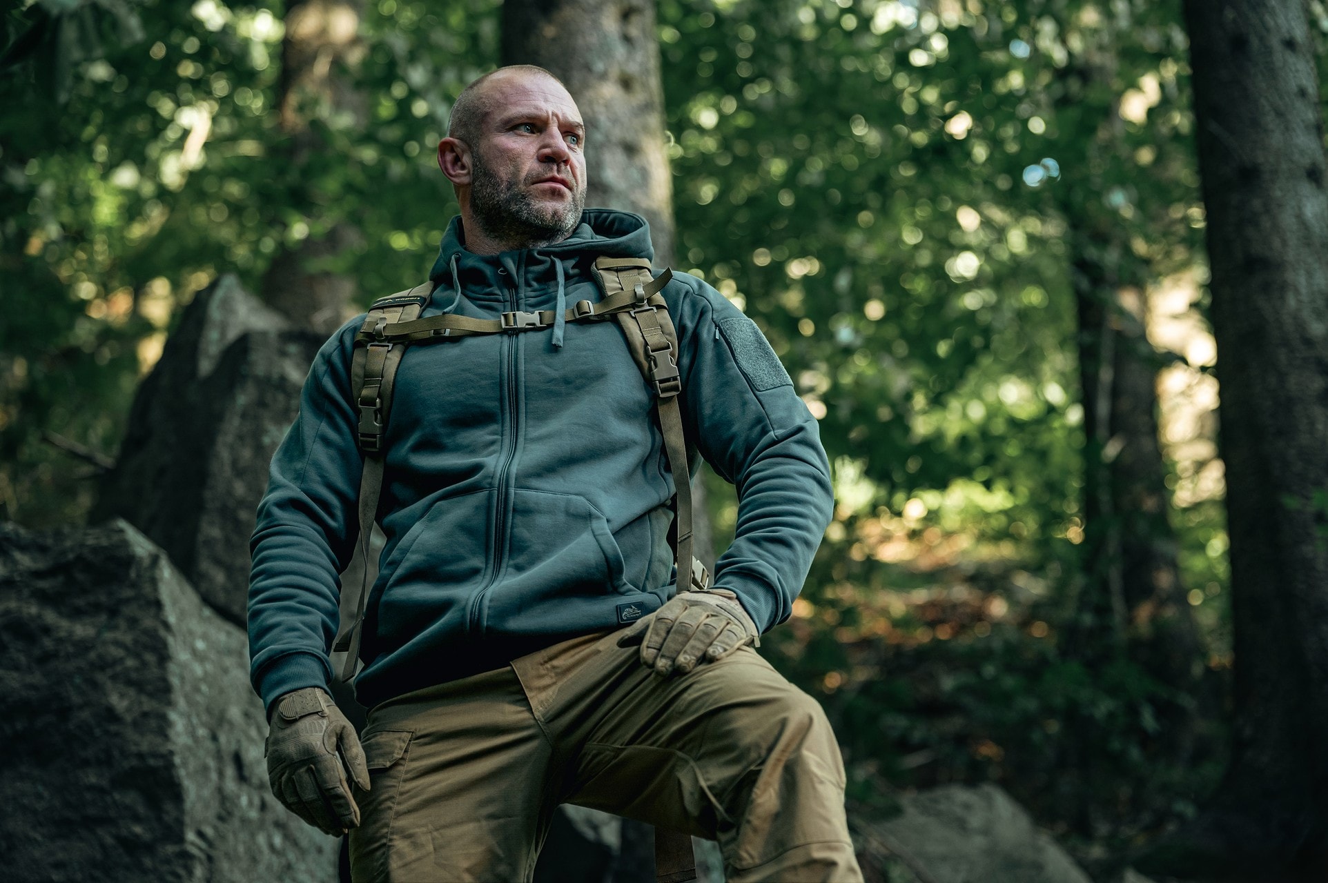 Sweat à capuche Urban Tactical Hoodie Lite Helikon-Tex - Grey