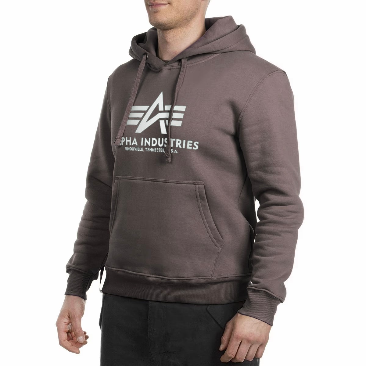 Sweatshirt Basic Hoody Alpha Industries - Hunter Brown