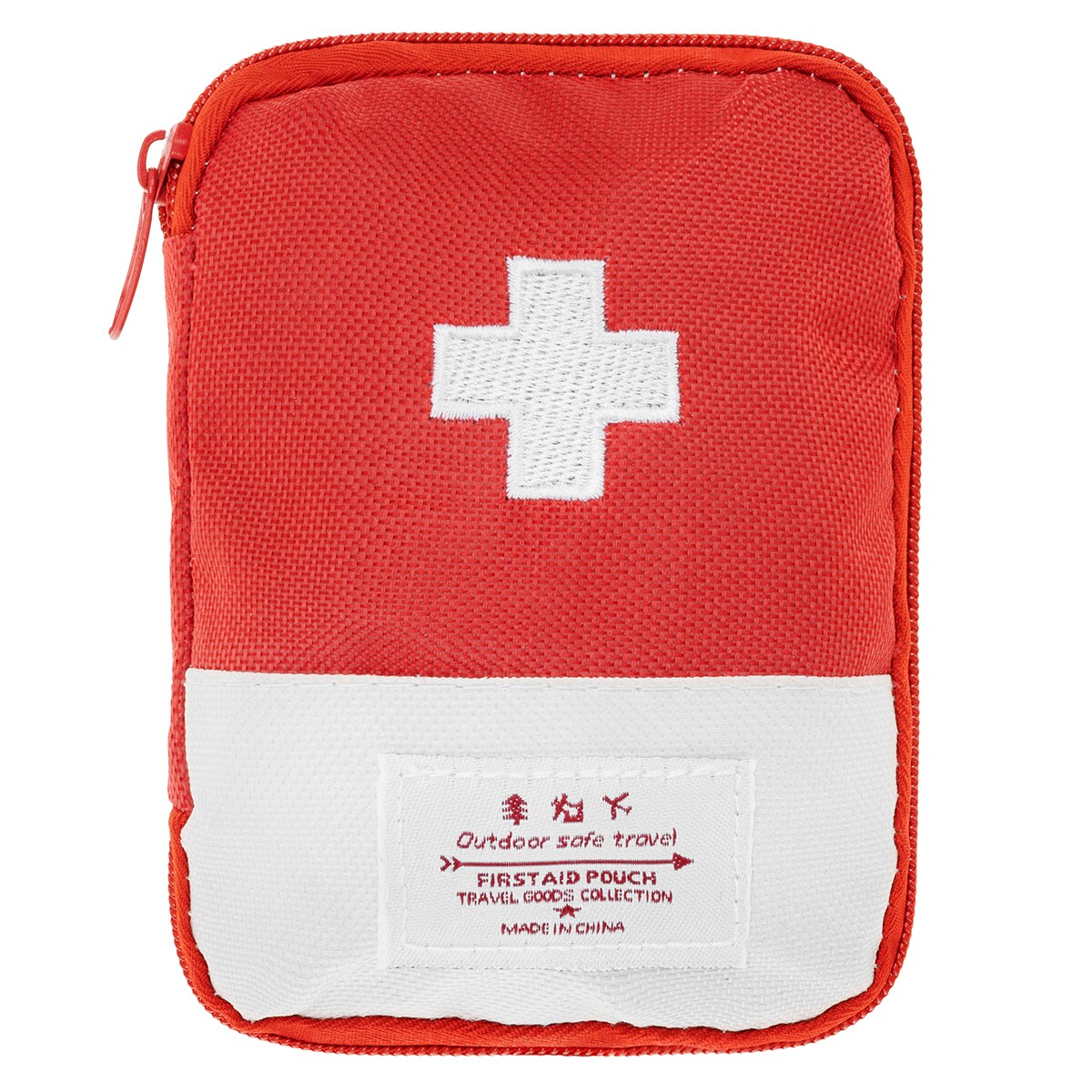 Trousse tourisrique de premiers secours avec accessoires IEI - Red