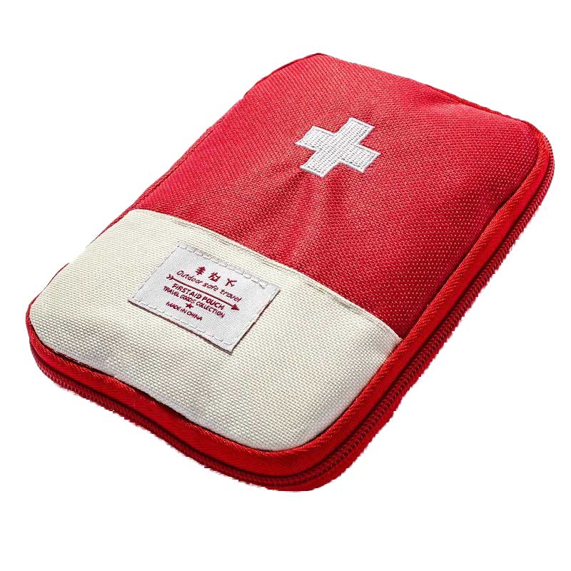 Trousse tourisrique de premiers secours avec accessoires IEI - Red