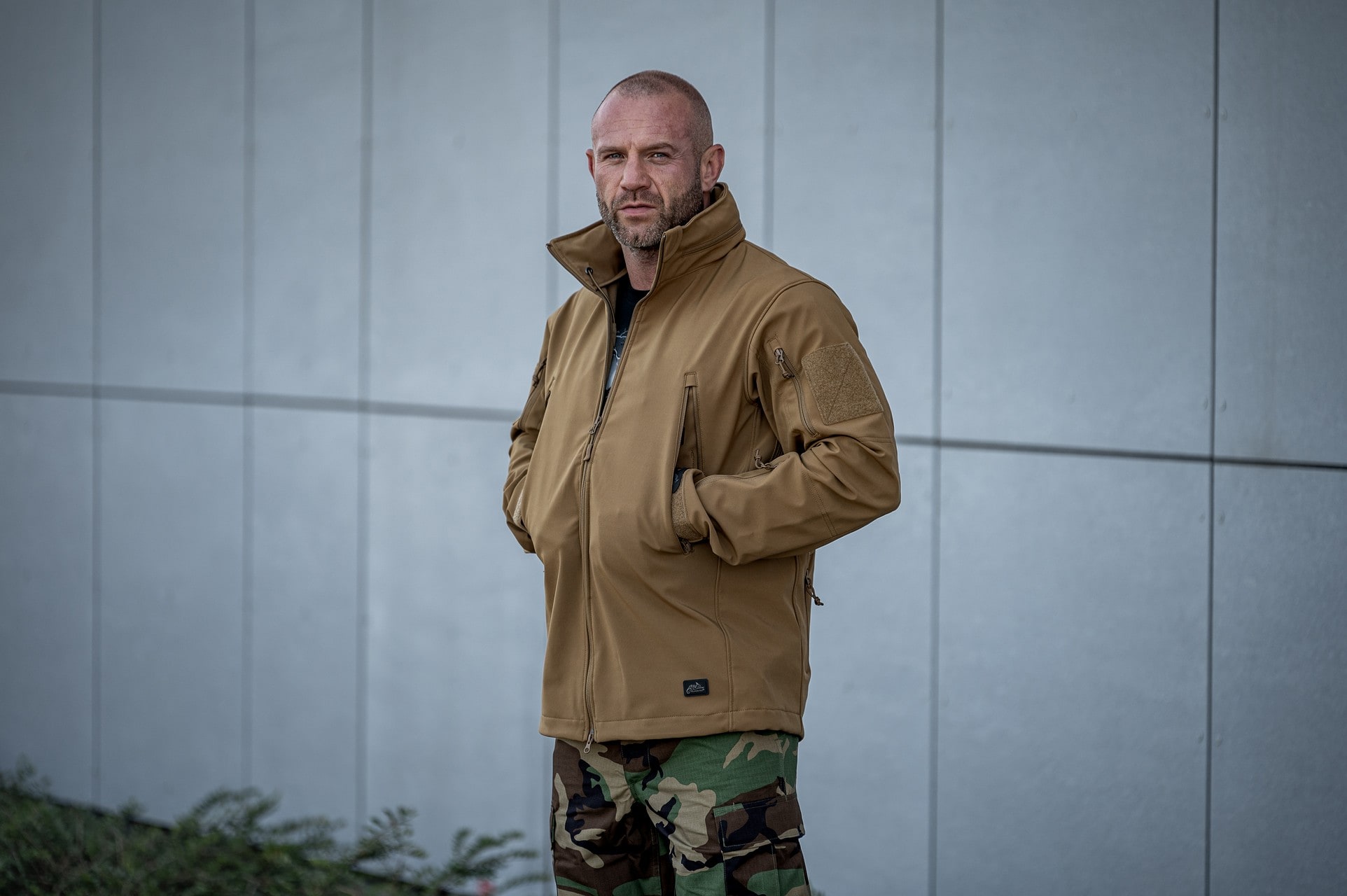 Veste Gunfighter Softshell Shark Skin Windblocker Helikon - Coyote