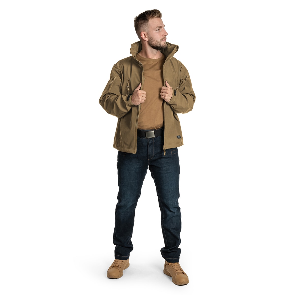 Veste Gunfighter Softshell Shark Skin Windblocker Helikon-Tex - Coyote