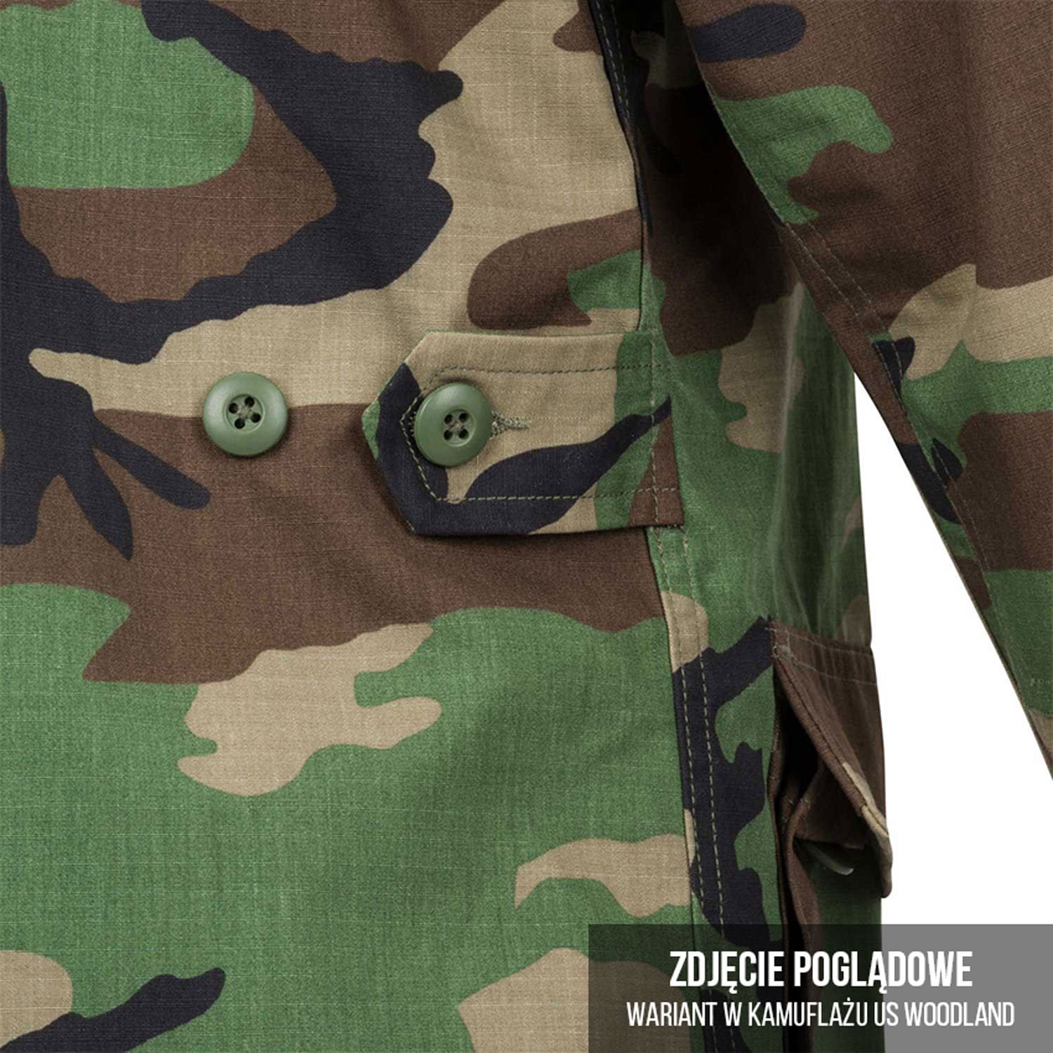 Jaquette BDU PolyCotton Rip-Stop Helikon - Olive Green