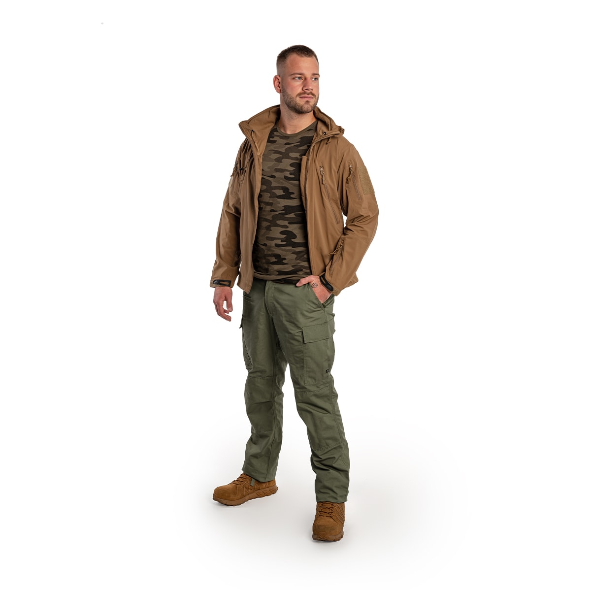 Veste Trooper StormStretch Softshell Helikon-Tex - Coyote