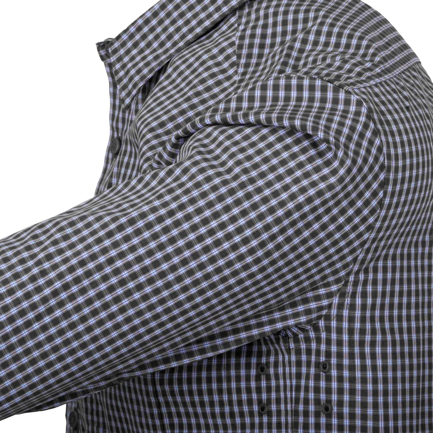 Chemise Covert Concealed Carry Helikon - Phantom Grey Checkered