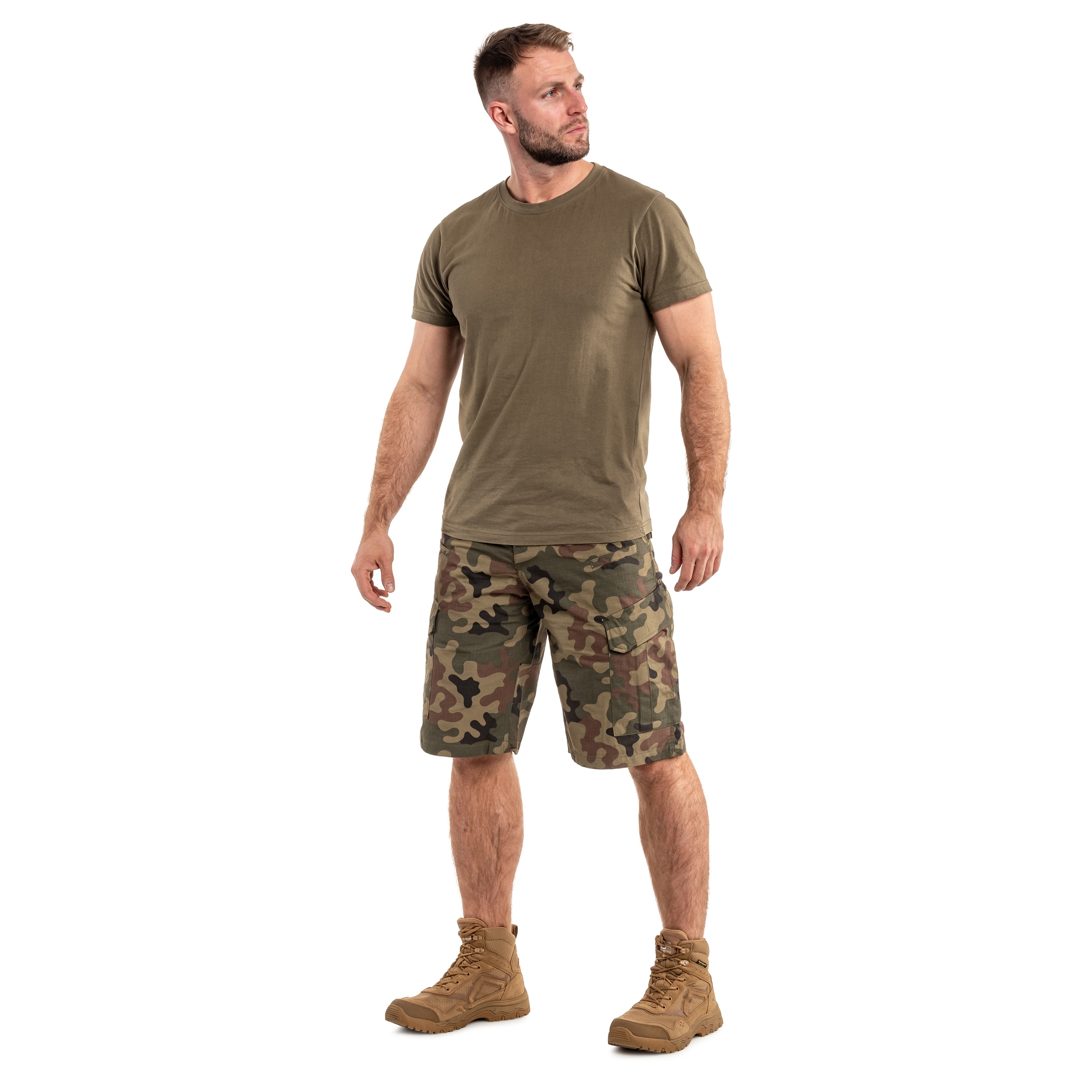 Shorts CPU PoliCotton Ripstop Helikon-Tex - wz.93 Pantera PL Woodland