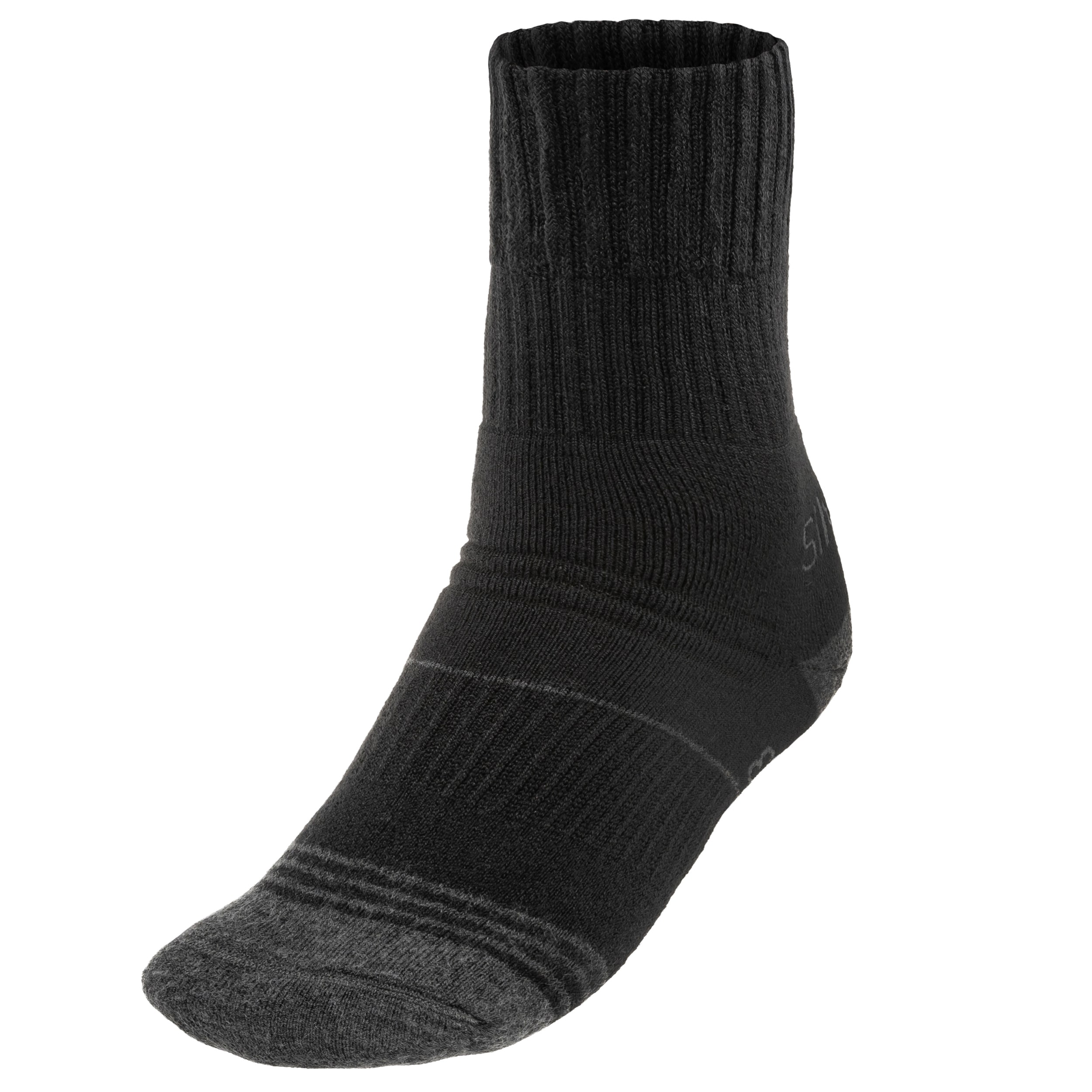 Chaussettes Trekking Deodorant Silverwool INMOVE - Black