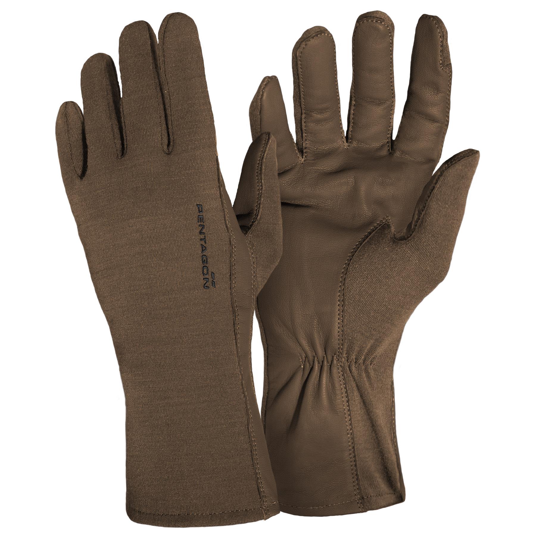 Gants Long Cuff Pilot Pentagon - Coyote