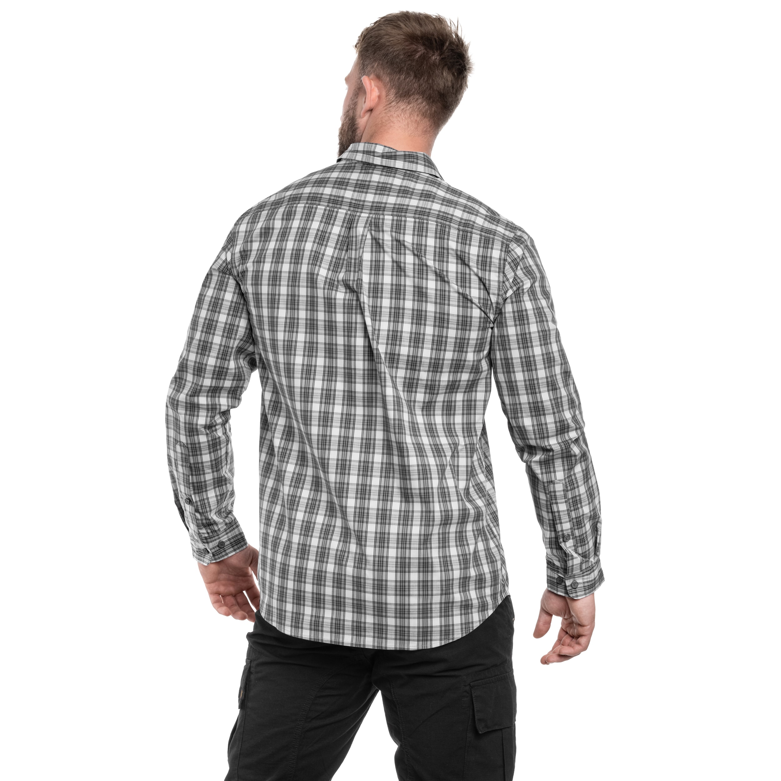 Chemise Covert Concealed Carry Helikon-Tex - Foggy Grey Plaid
