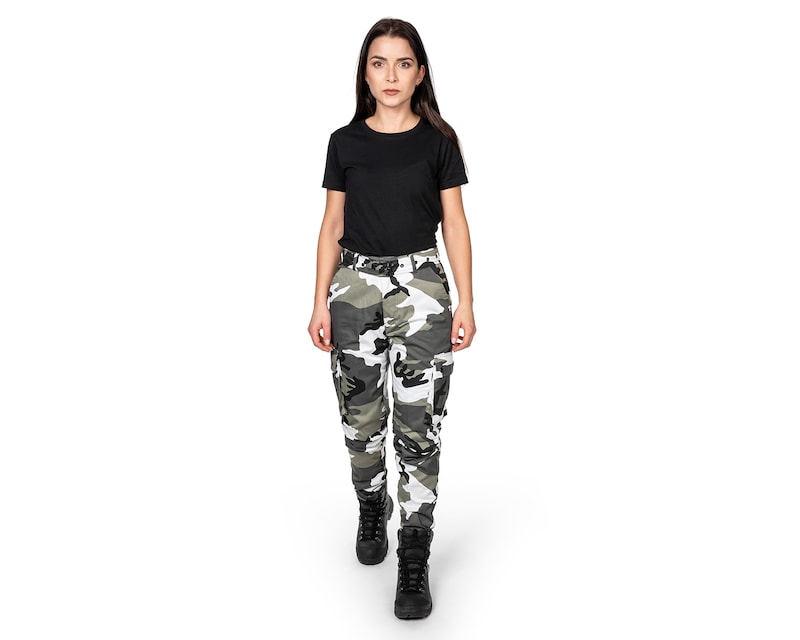 Pantalon Cargo De Combat Pour Femmes Taille Élastique Jogging Pantalon Pantalon Cargo De Combat Pour Femmes Taille Élastique Jogging Pantalon