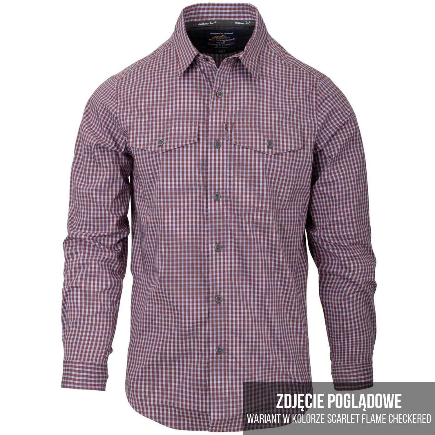 Chemise Covert Concealed Carry Helikon - Ozark Blue Plaid