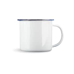 Mug en acier Vintage Camping 560 ml Highlander - White