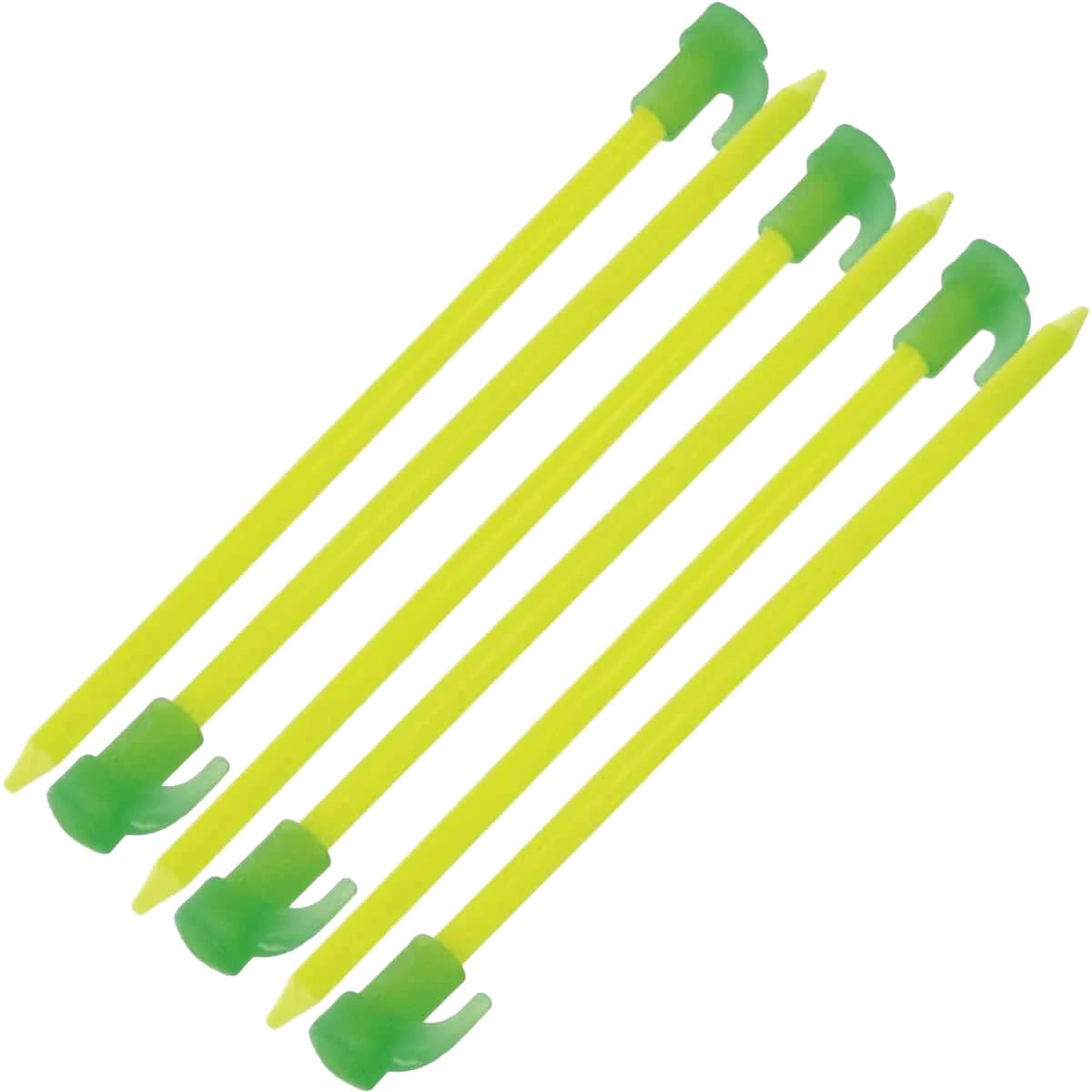 Piquets de tente fluorescents 20 cm Outdoor - 6 pcs. Highlander 