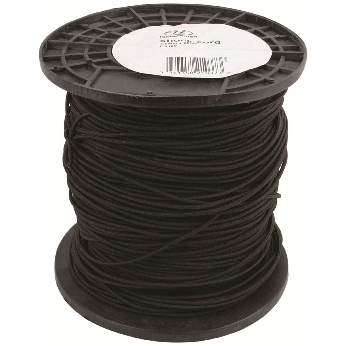 Corde Outdoor 2,5 mm x 200 m Highlander - Black