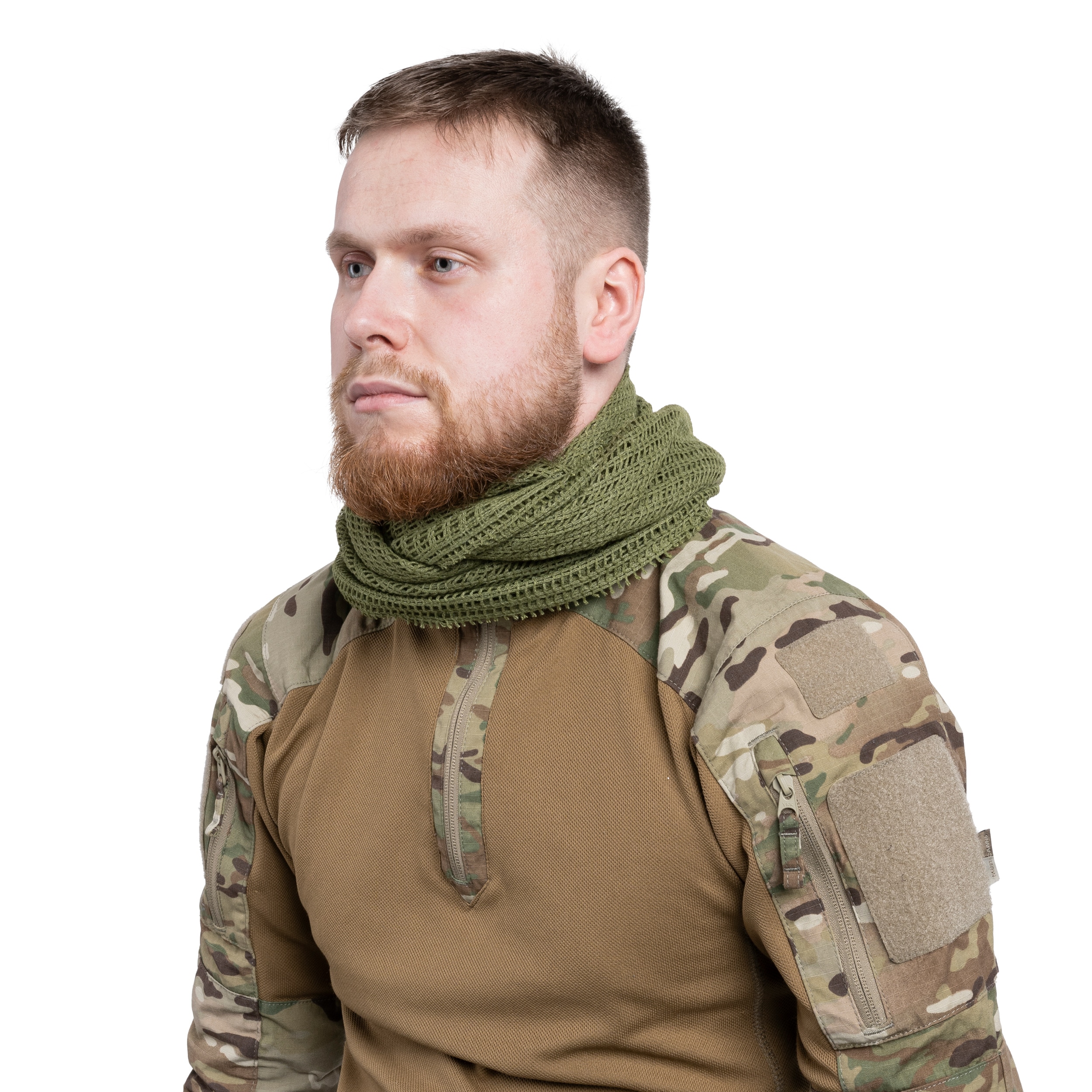 Écharpe de snajper Forces Scrim Net Scarf Highlander - Olive